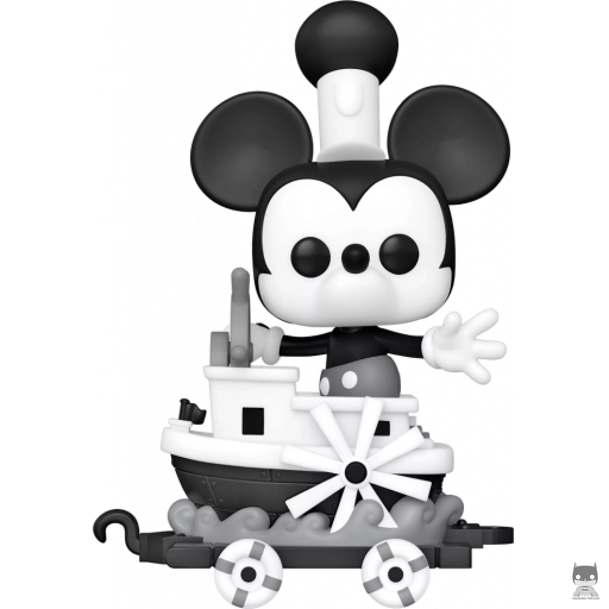 Figurine Funko POP Mickey sur Chariot Bateau à Vapeur (100 ans de Disney)