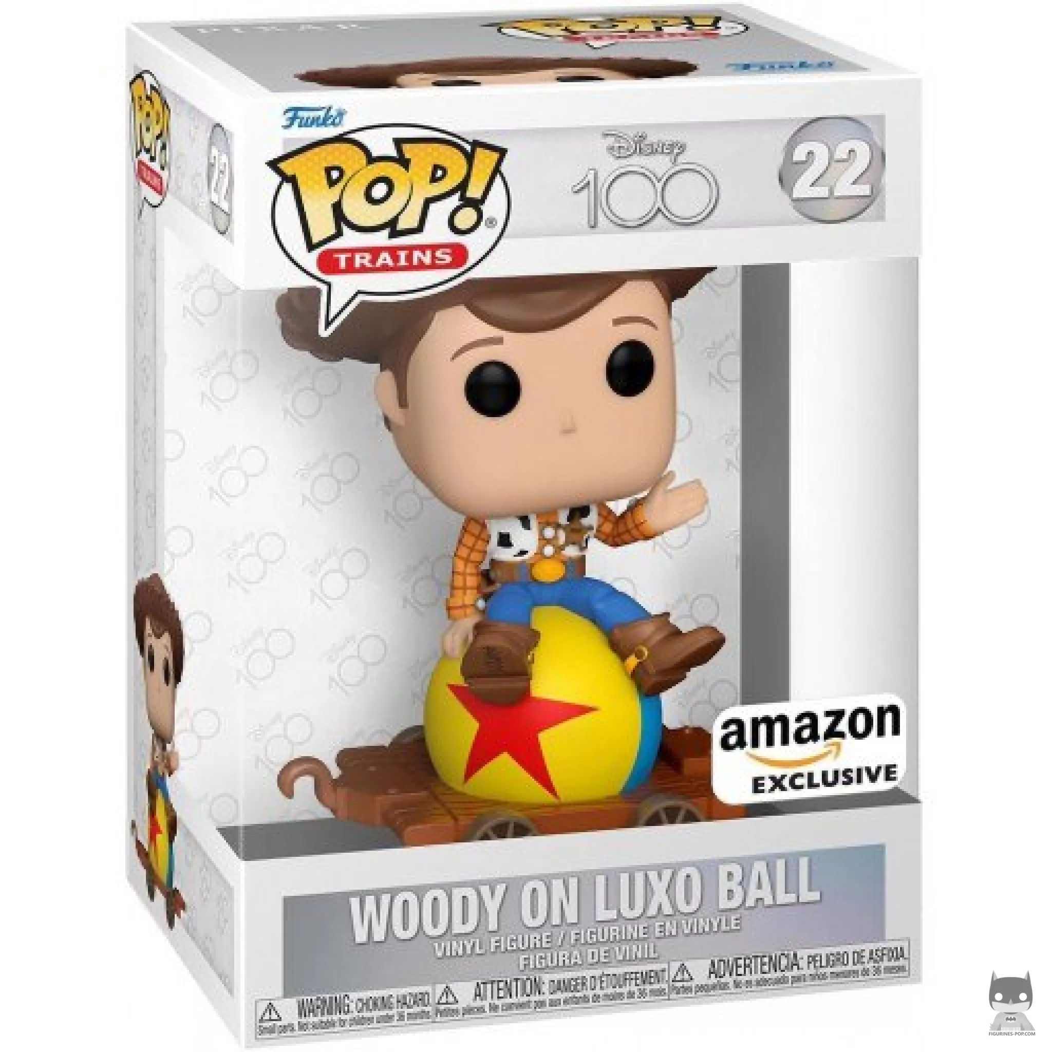 Figurine Funko POP Woody dur la Balle de Luxo avec boîte
