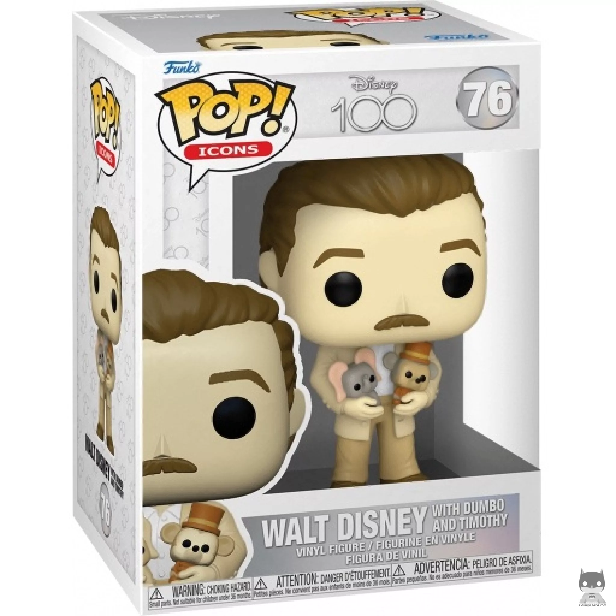 Figurine Funko POP Walt Disney avec Dumbo & Timothy avec boîte