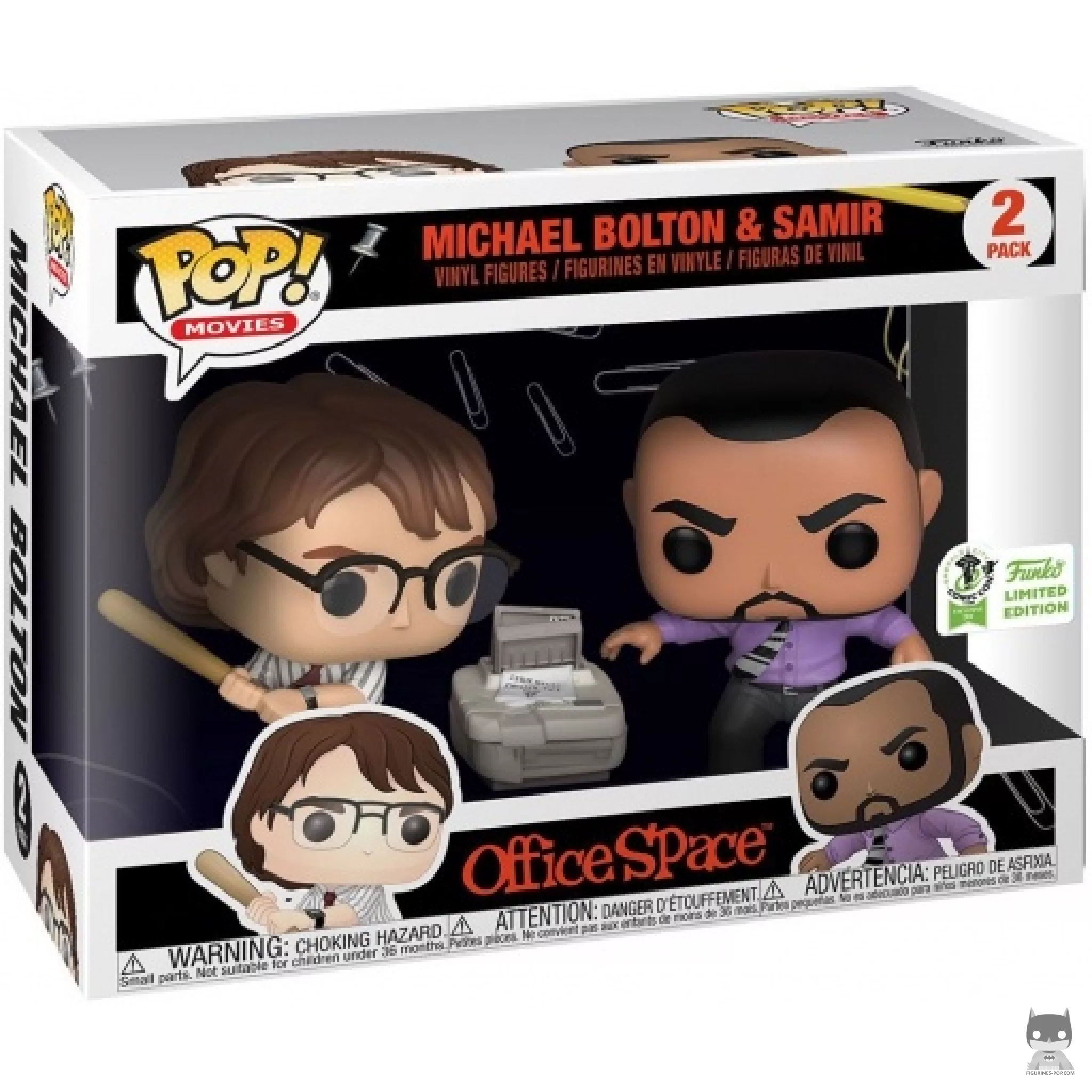Figurine Funko POP Michael Bolton & Samir avec boîte