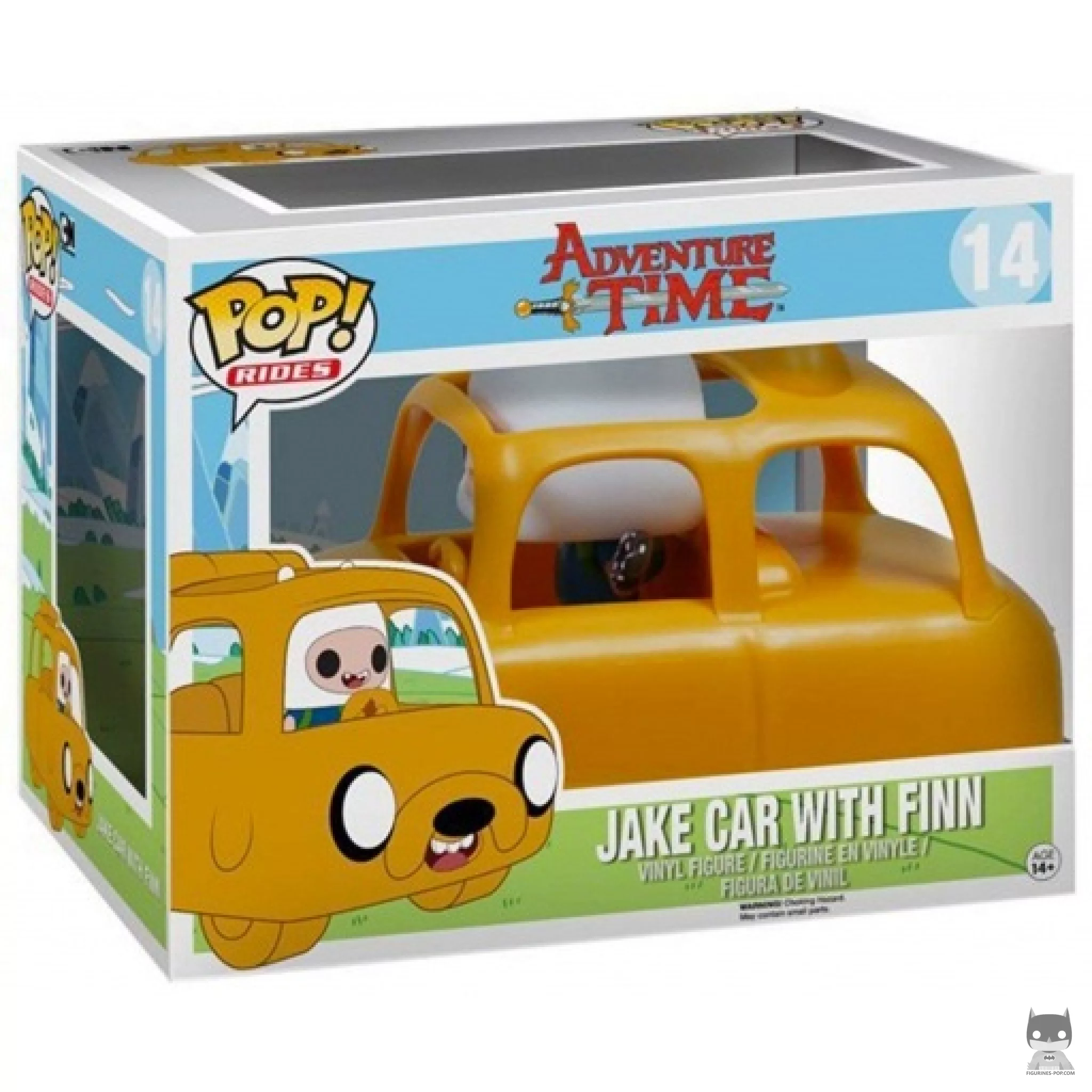 Figurine Funko POP Jake la Voiture avec Finn avec boîte