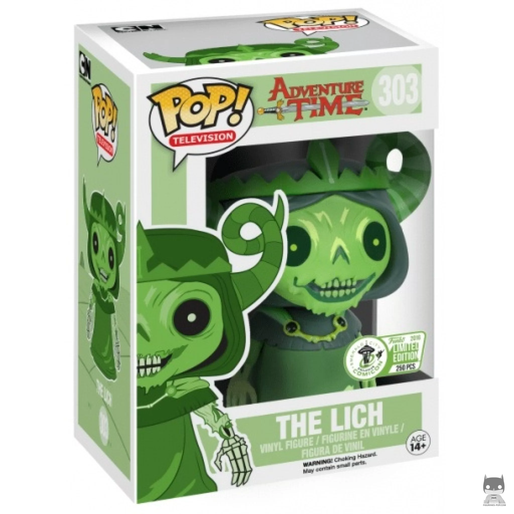 Figurine Funko POP Roi Liche (Vert) avec boîte