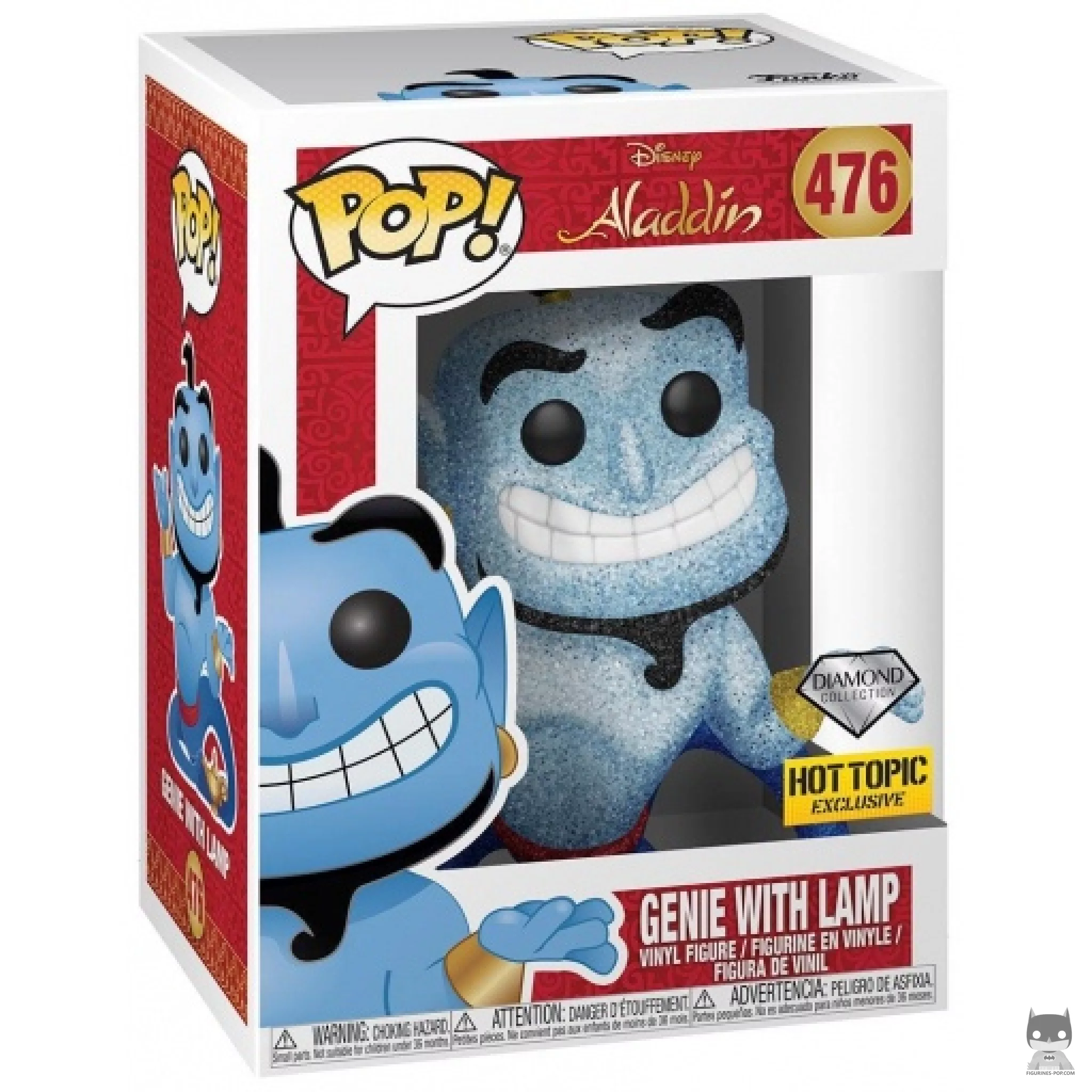 Figurine Funko POP Génie avec lampe (Diamond Glitter) avec boîte