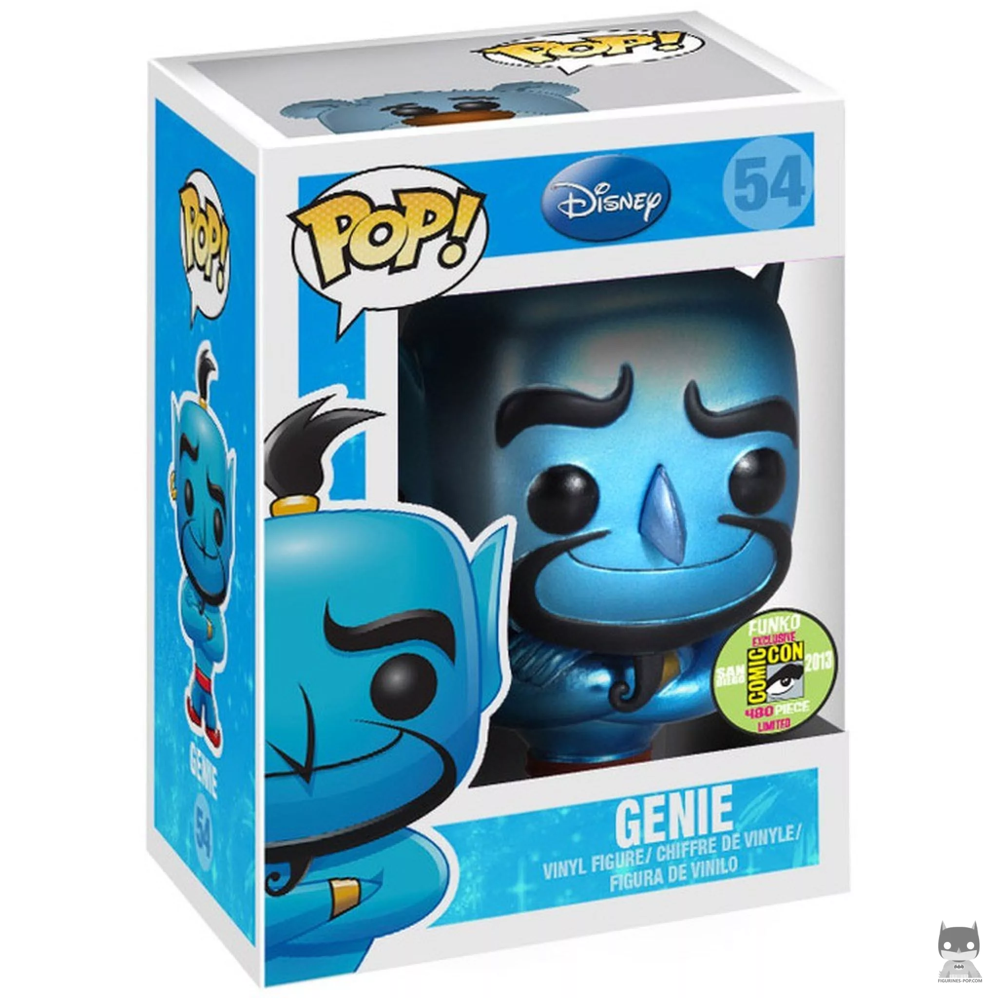 Figurine Funko POP Genie (Metallic) avec boîte