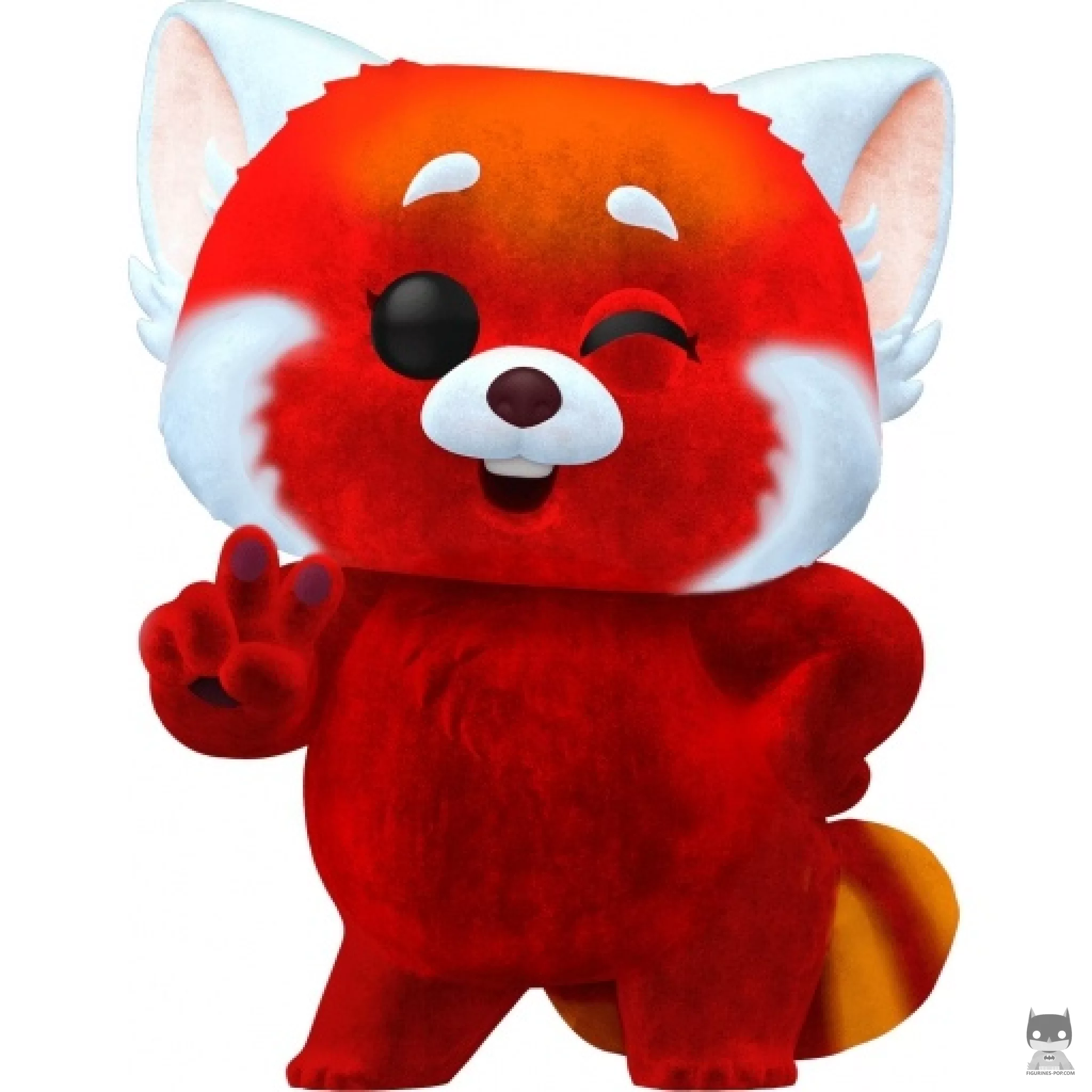Figurine Funko POP Mei Panda Roux (Supersized & Flocked) (Alerte Rouge)