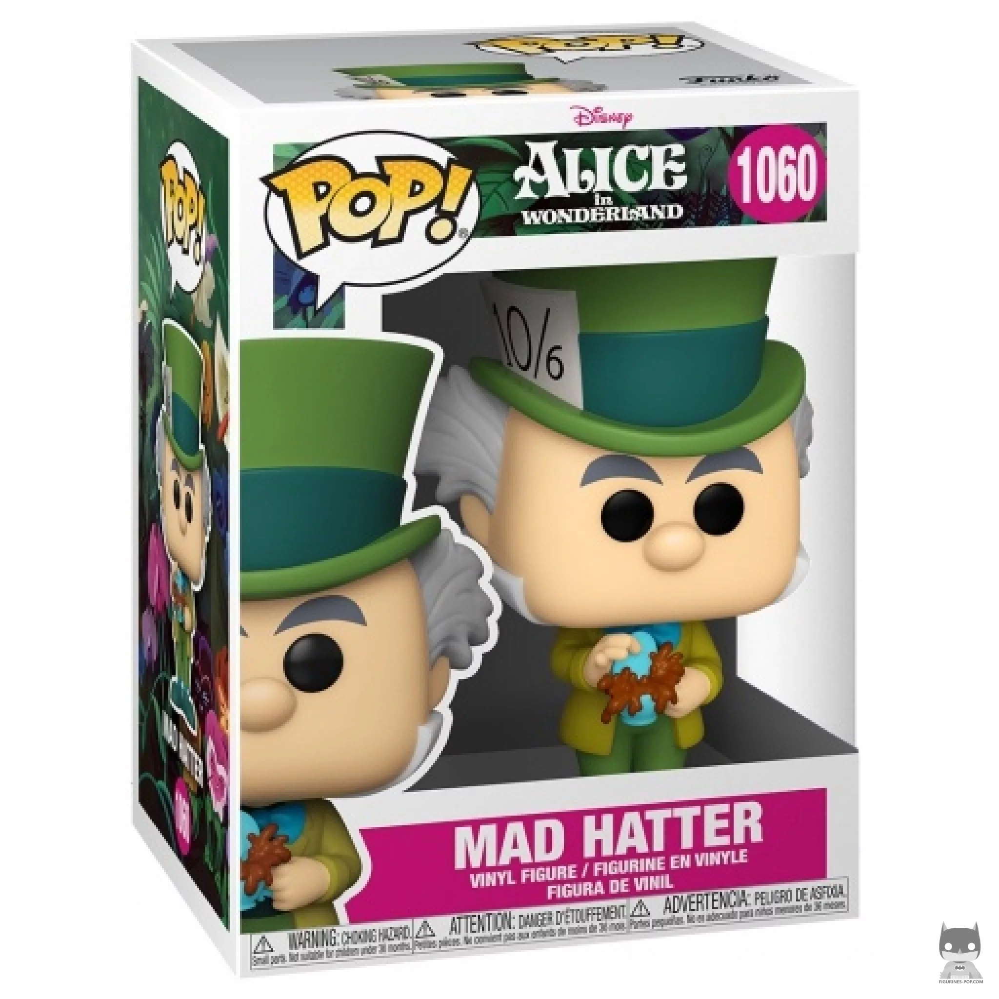 Figurine Funko POP Chapelier Fou avec boîte