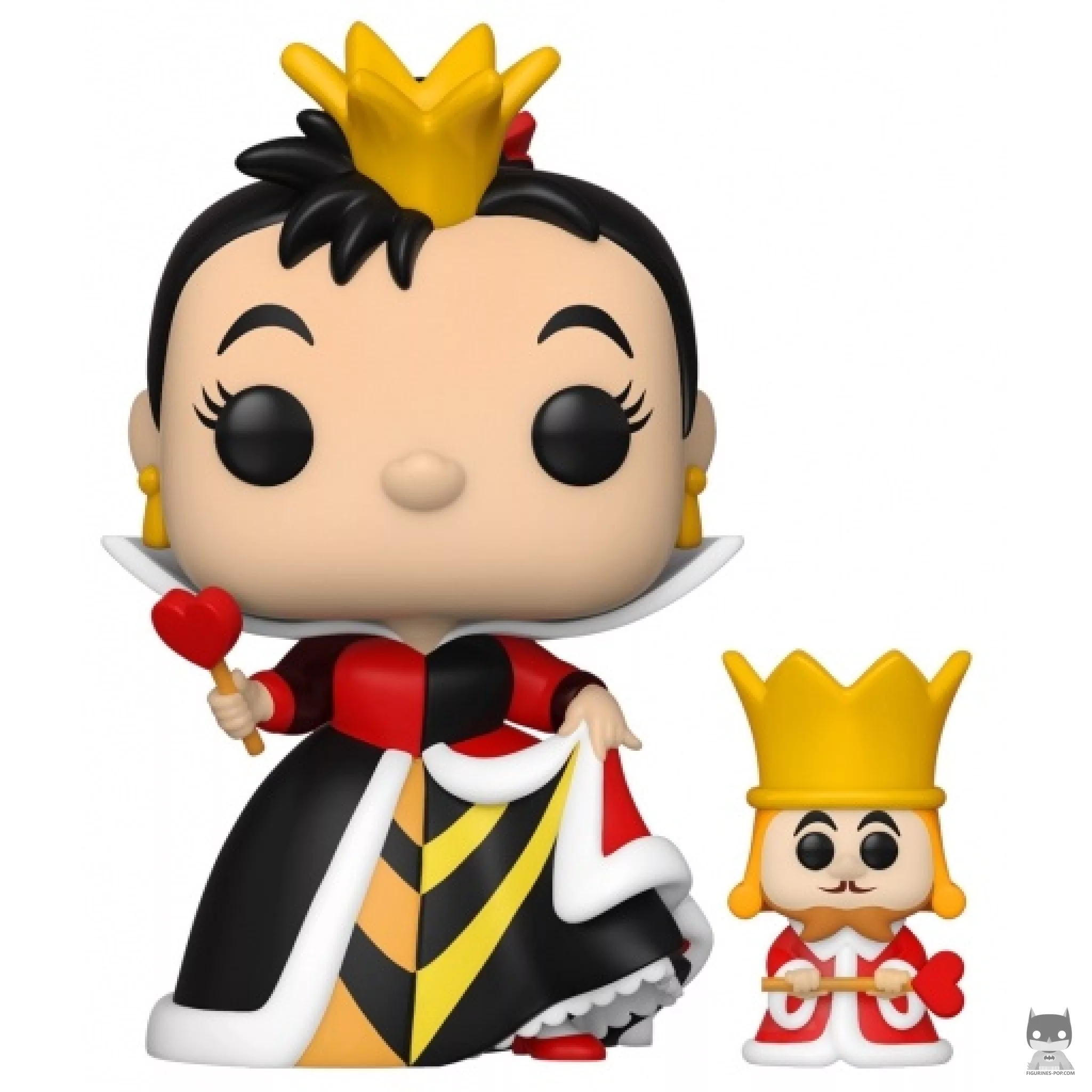 Figurine Funko POP Reine de Cœur avec Roi (Alice au Pays des Merveilles)