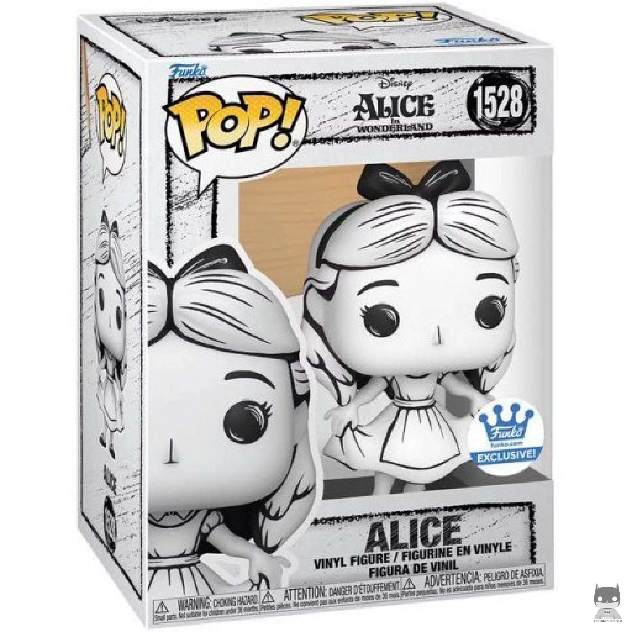 Figurine Funko POP Alice (Esquisse) avec boîte