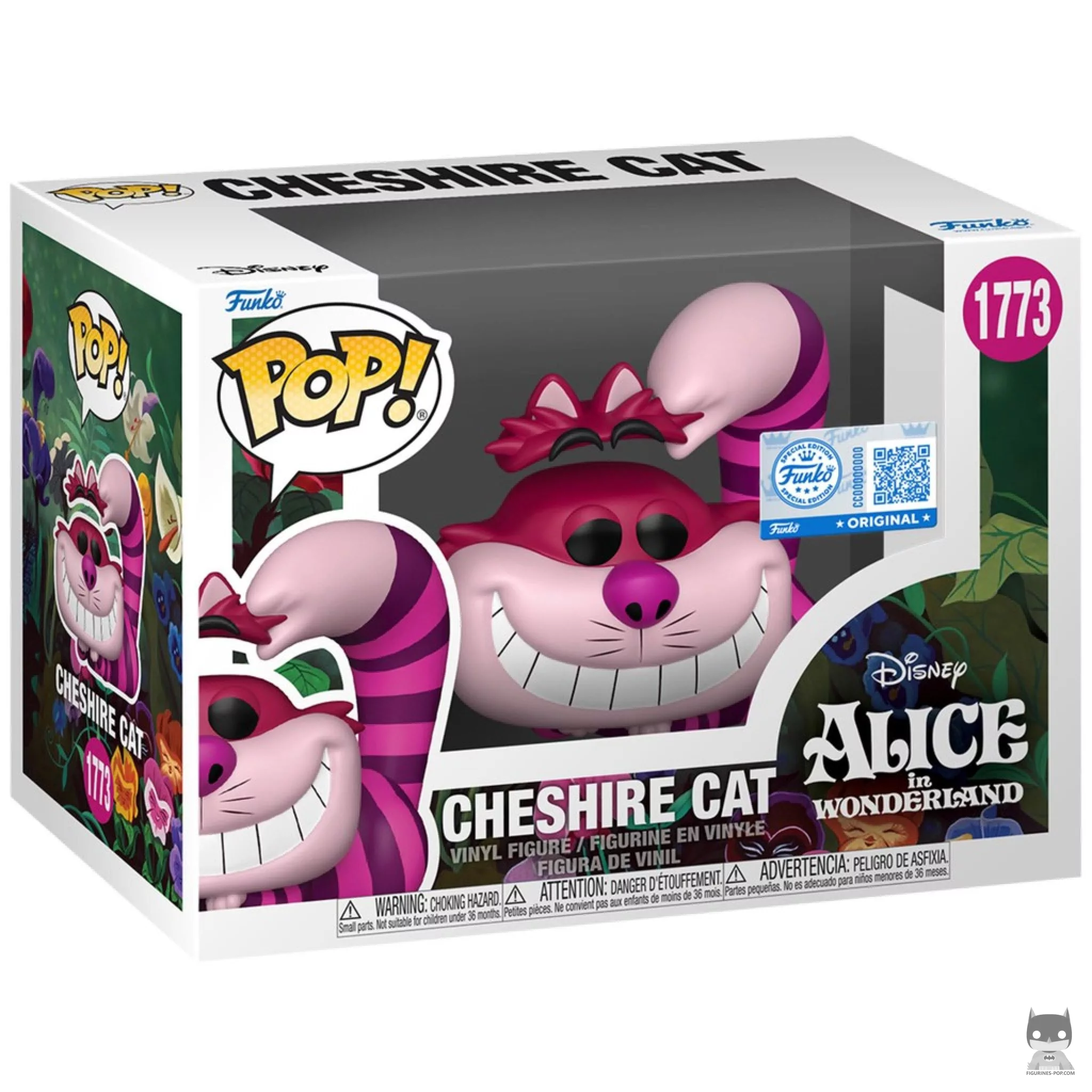 Figurine Funko POP Chat du Cheshire avec boîte