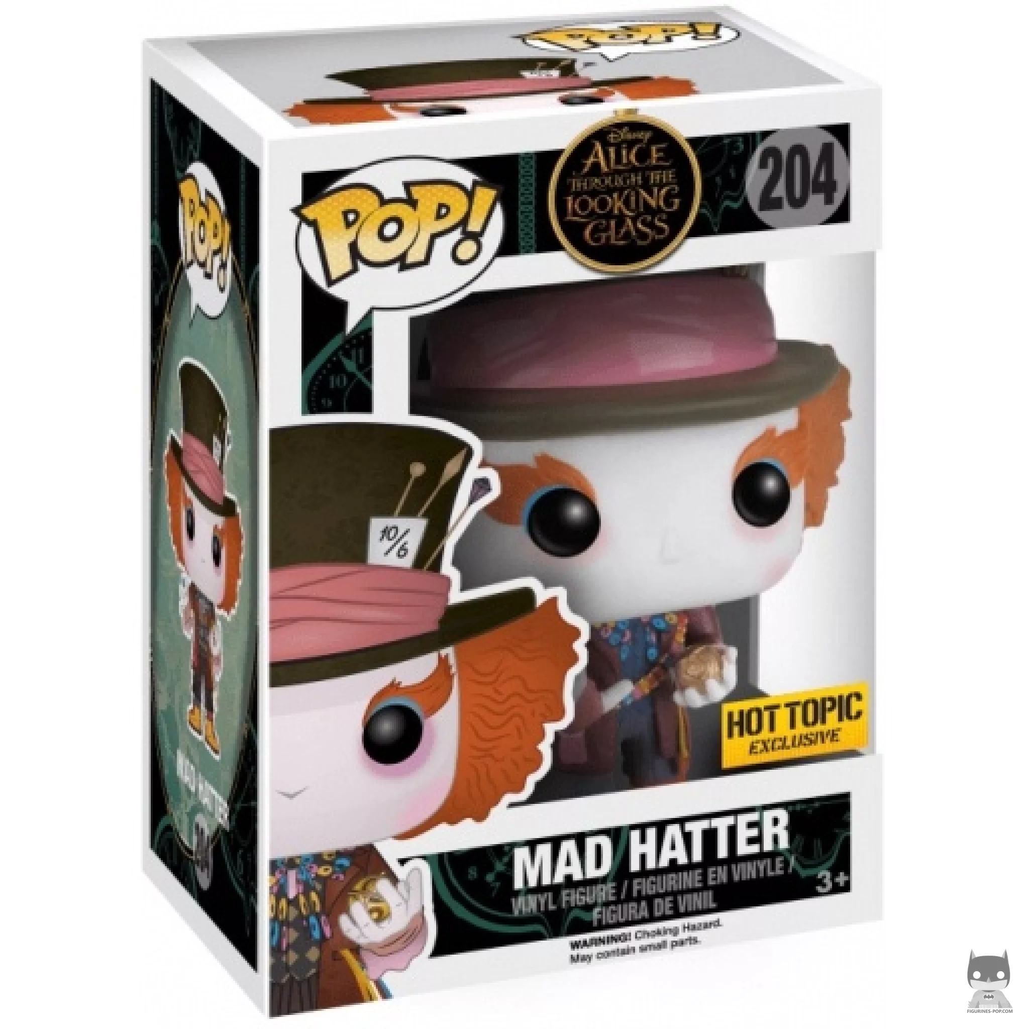 Figurine Funko POP Chapelier Fou avec boîte
