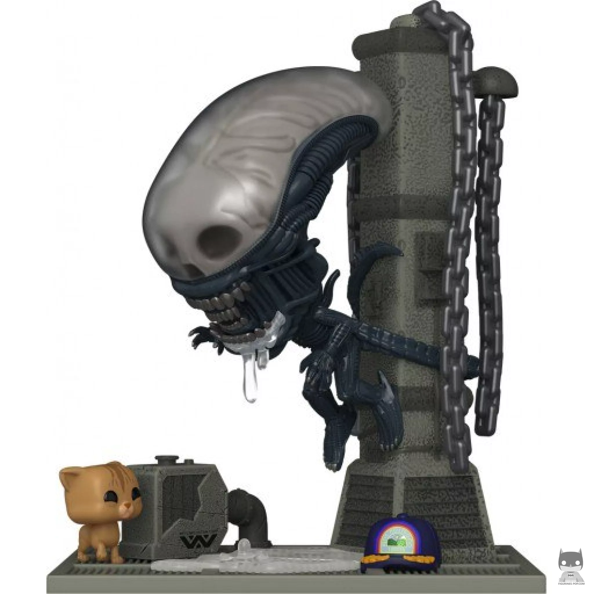 Figurine Funko POP Xenomorph avec Jones (Alien)