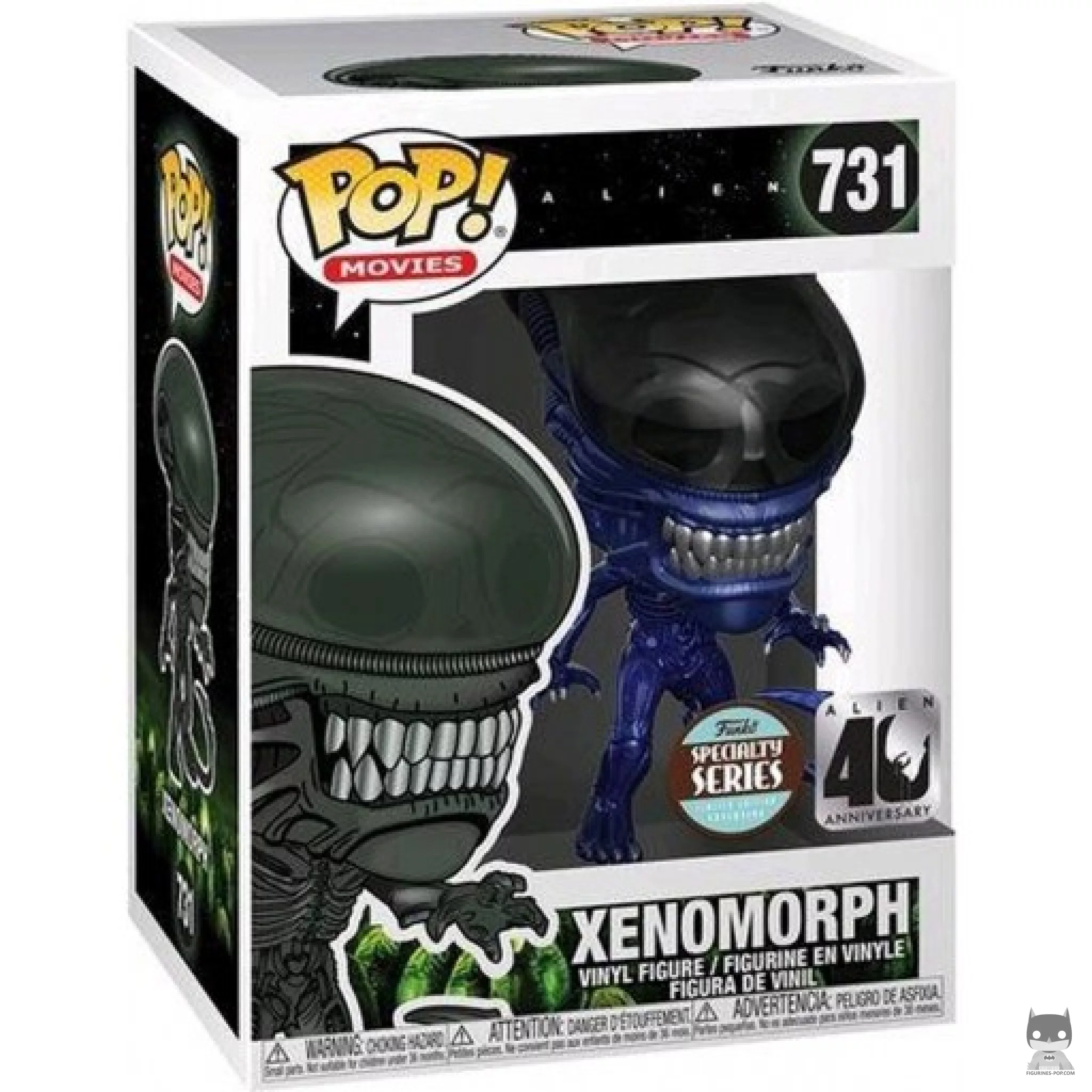 Figurine Funko POP Xénomorphe (Blue Metallic) avec boîte