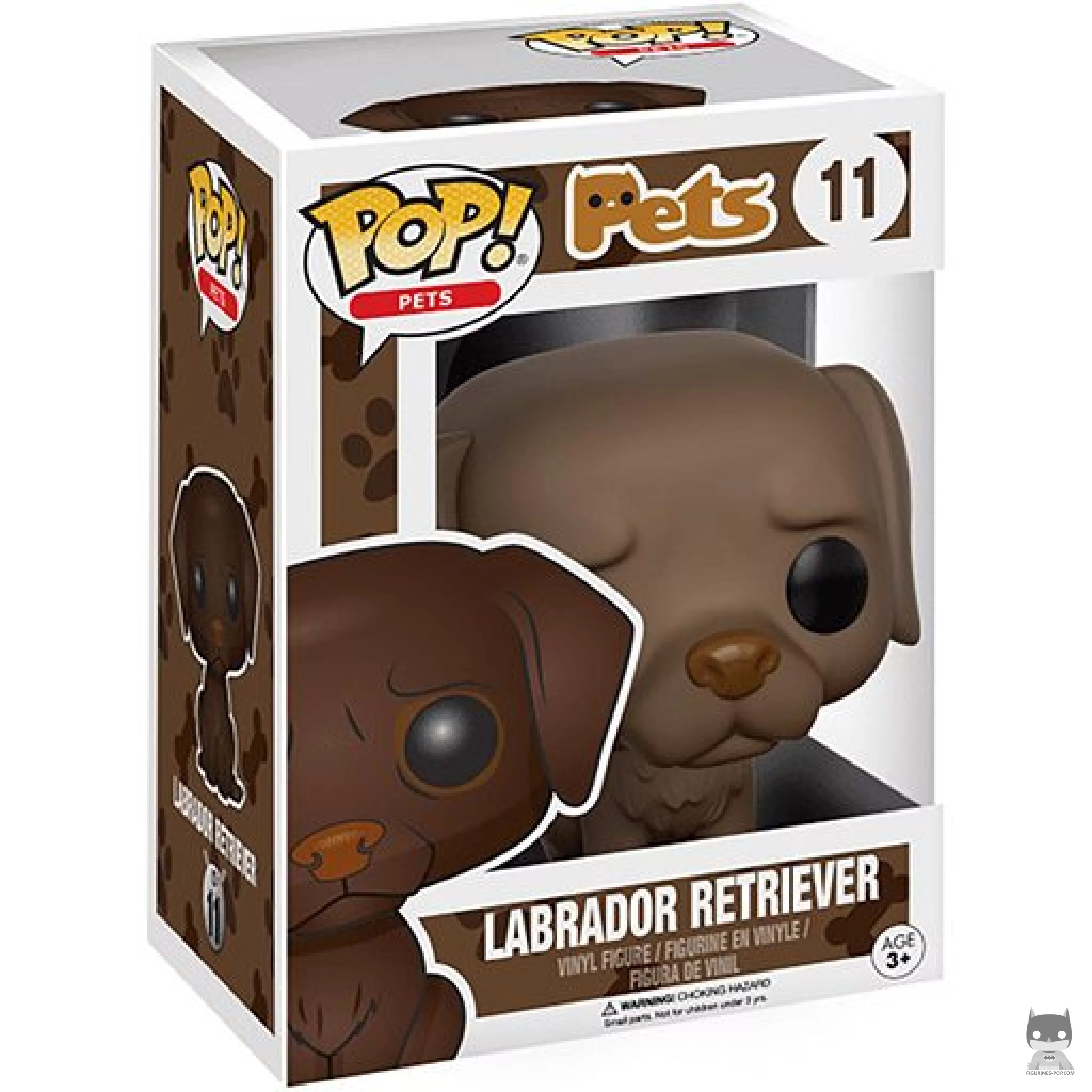 Figurine Funko POP Labrador Retriever (Marron) avec boîte