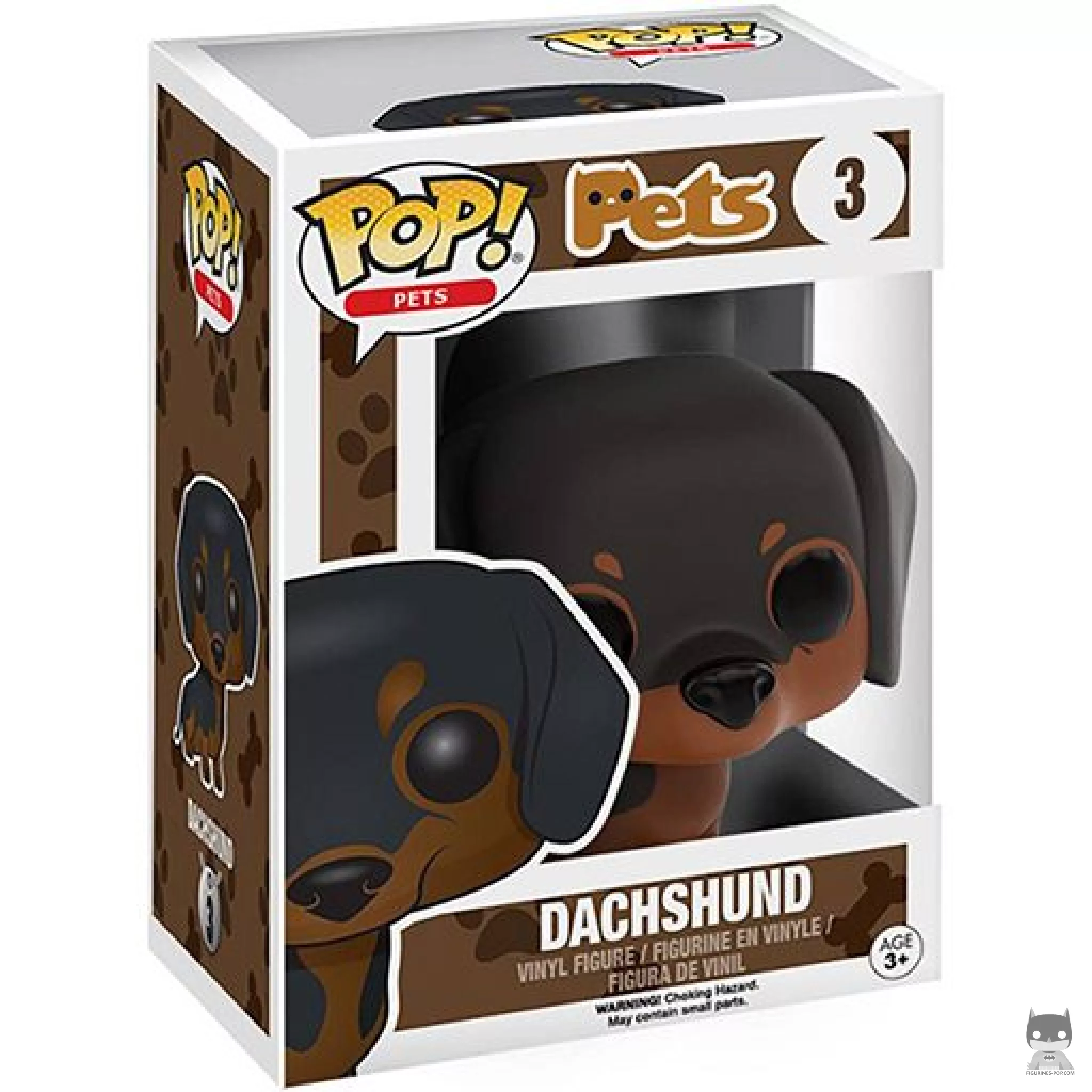 Figurine Funko POP Teckel avec boîte