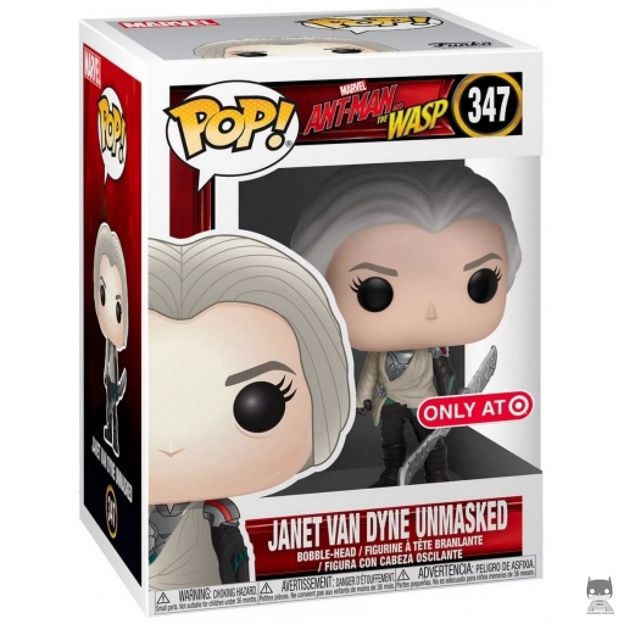 Figurine Funko POP Janet van Dyne (sans masque) avec boîte