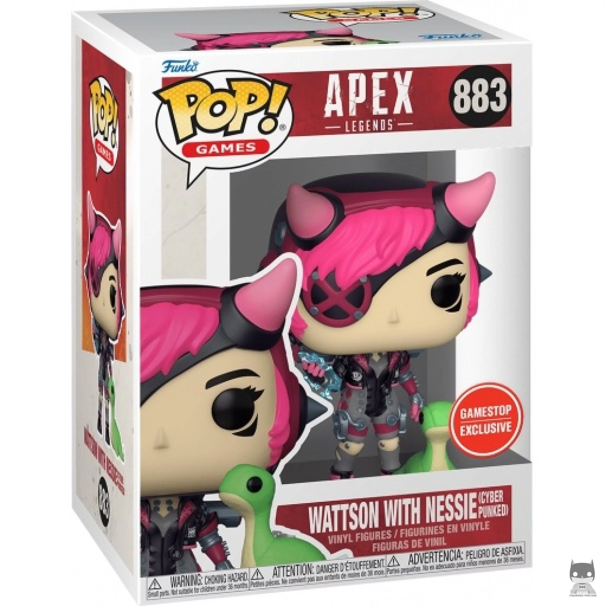 Figurine Funko POP Wattson avec Nessie (Cyber Punked) avec boîte