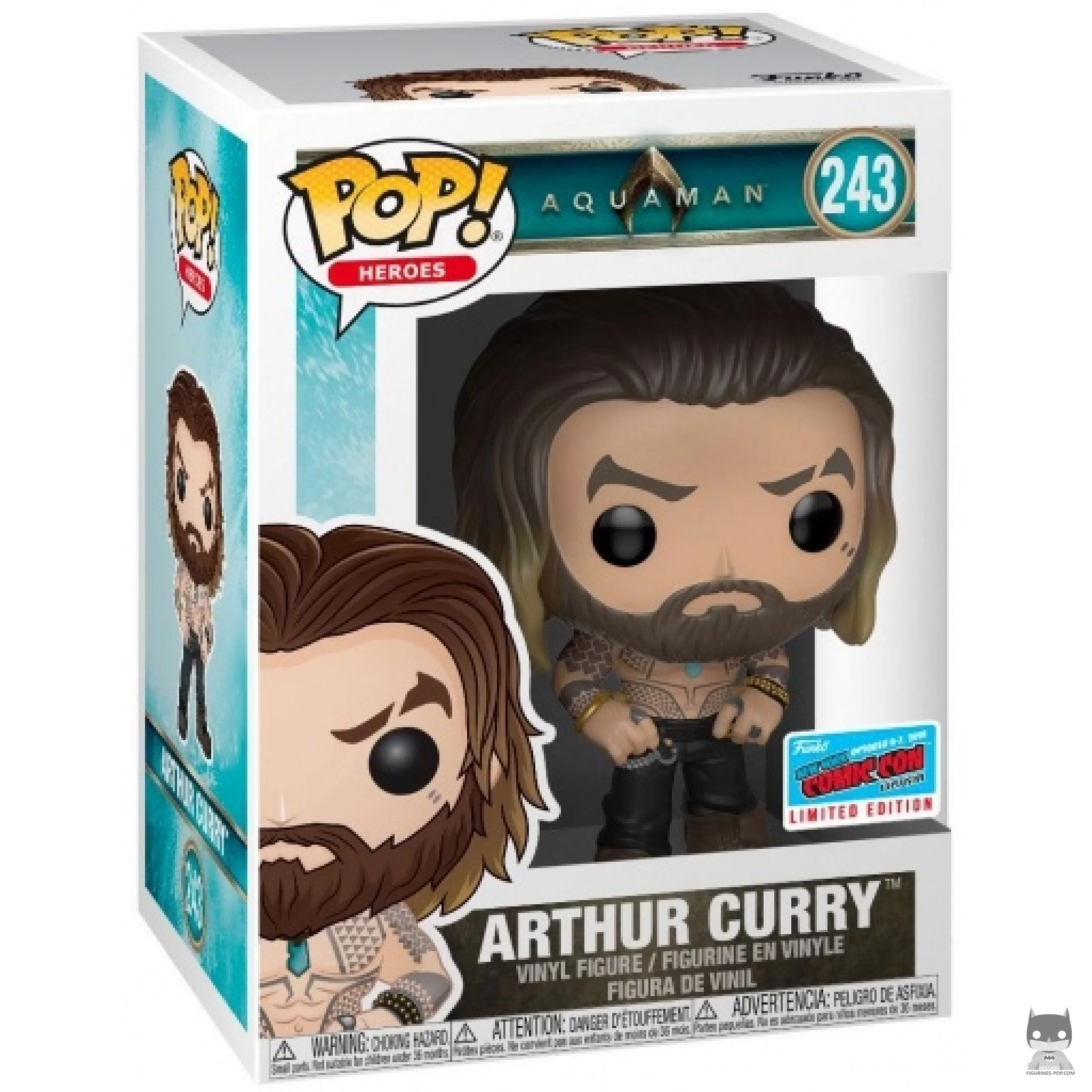Figurine Funko POP Arthur Curry Torse Nu avec boîte