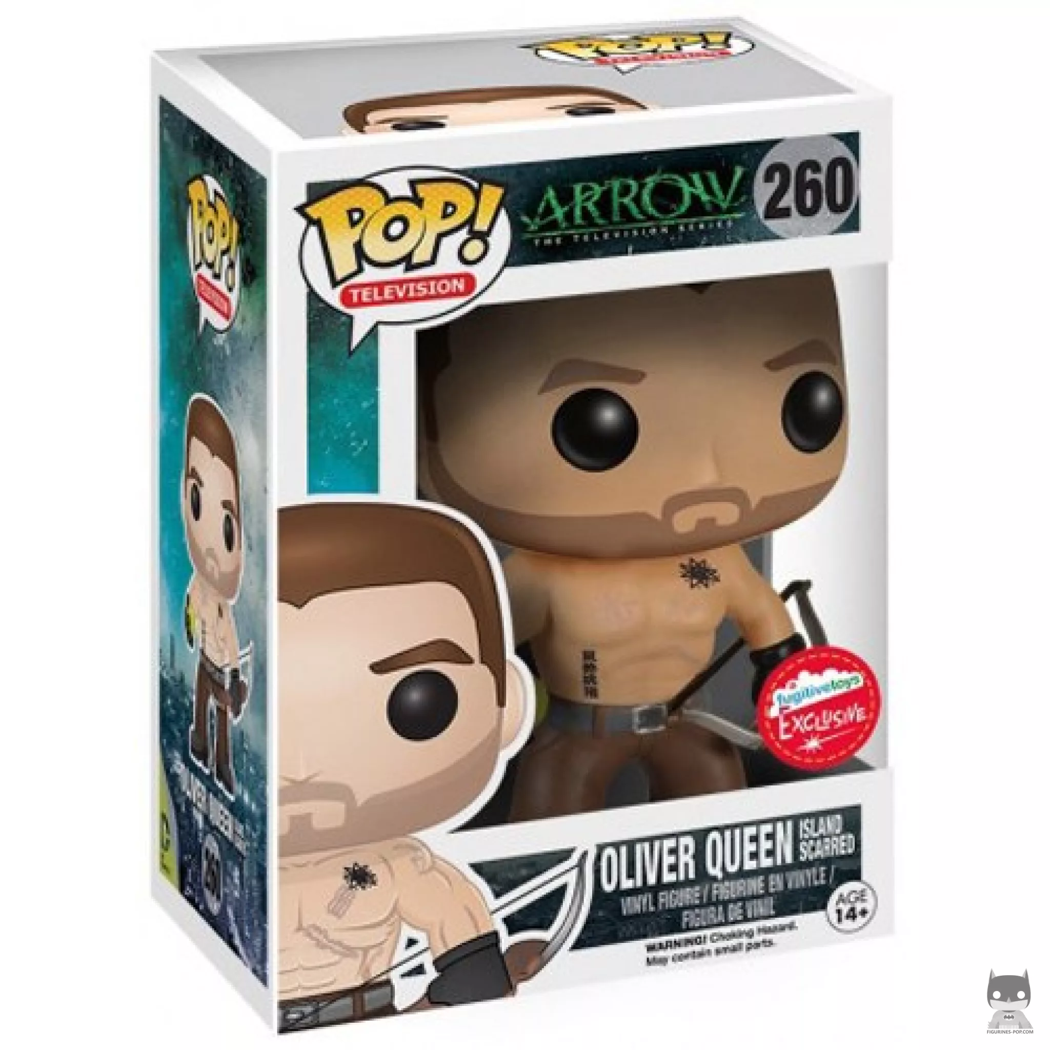 Figurine Funko POP Oliver Queen (naufragé de l'île) avec boîte