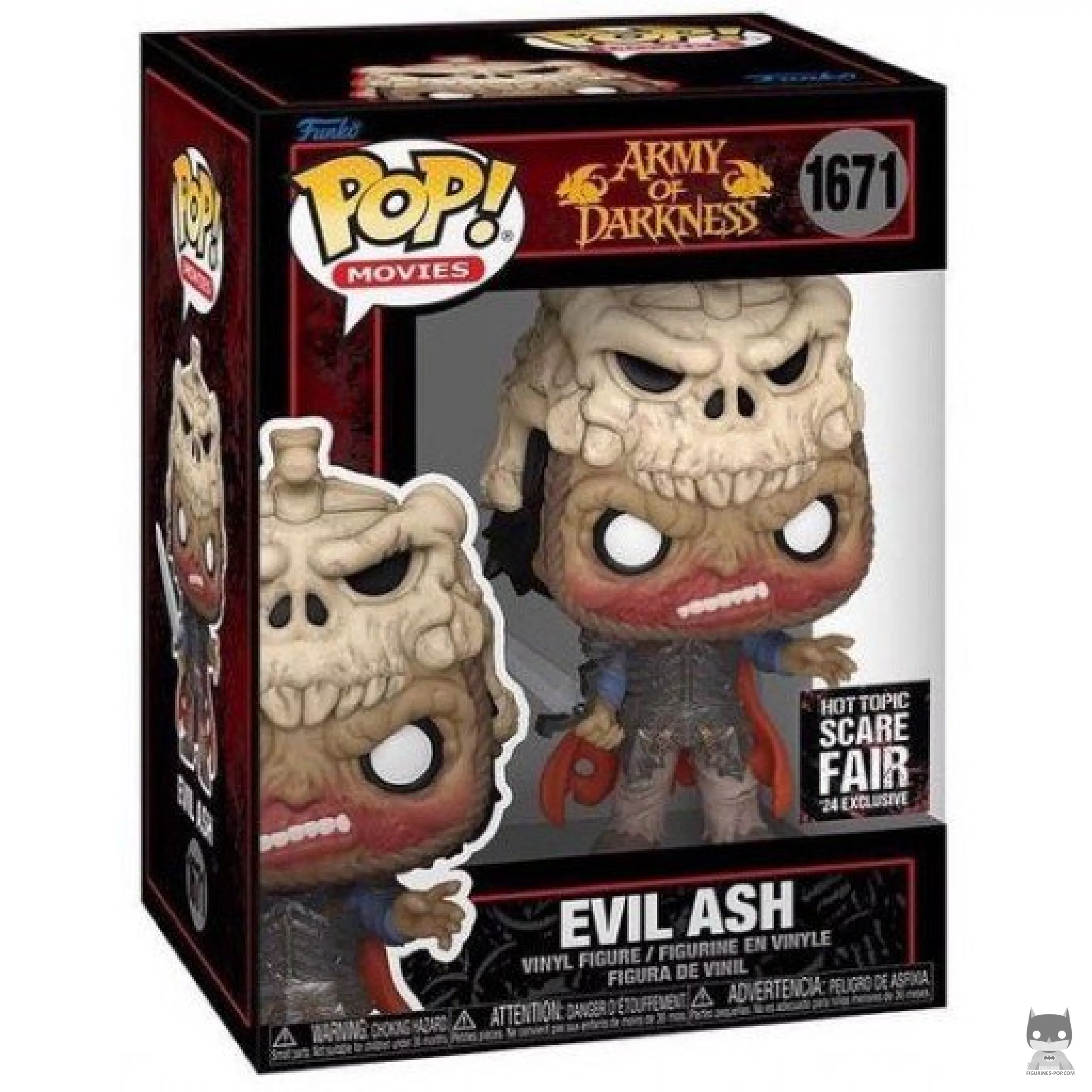 Figurine Funko POP Evil Ash avec boîte