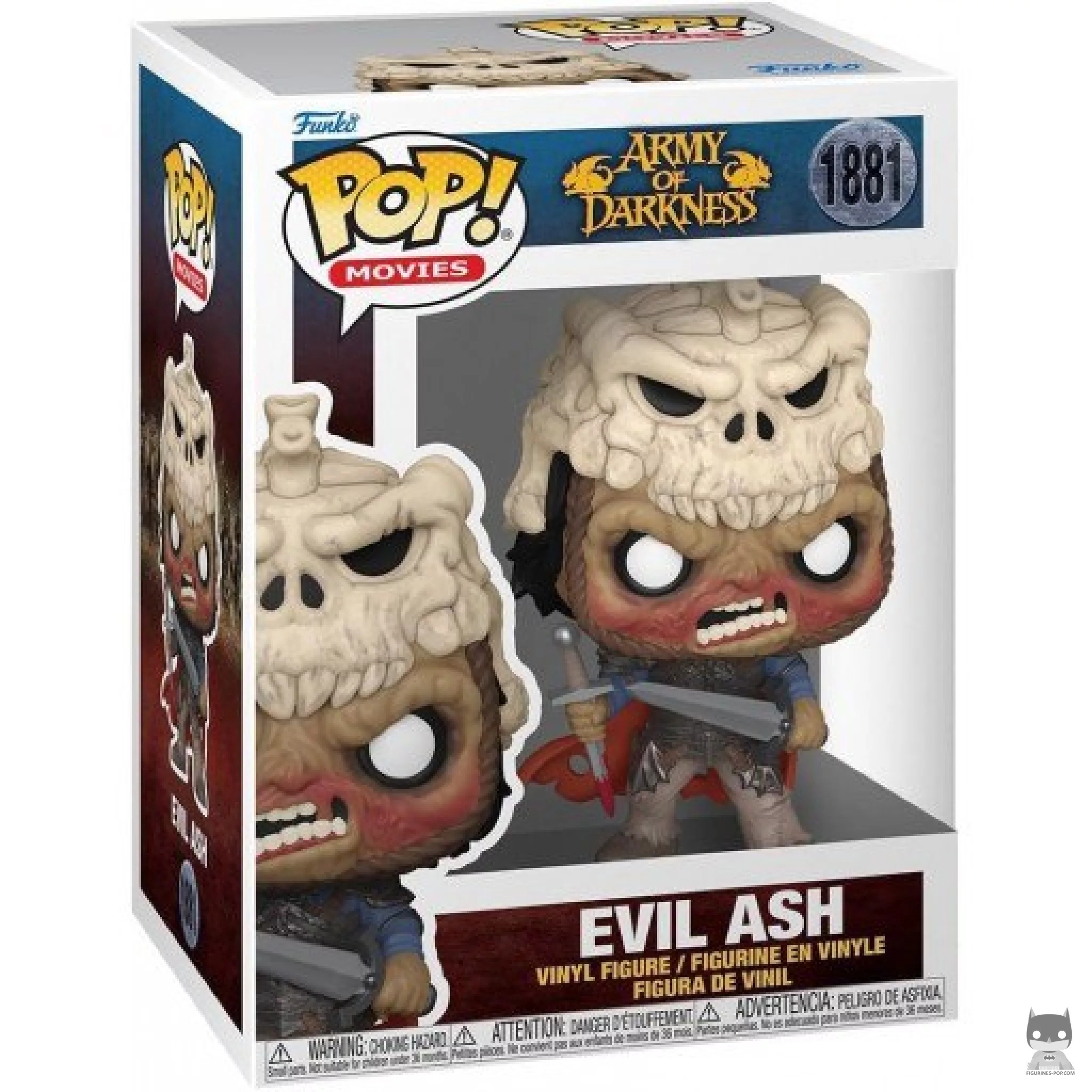 Figurine Funko POP Evil Ash avec boîte