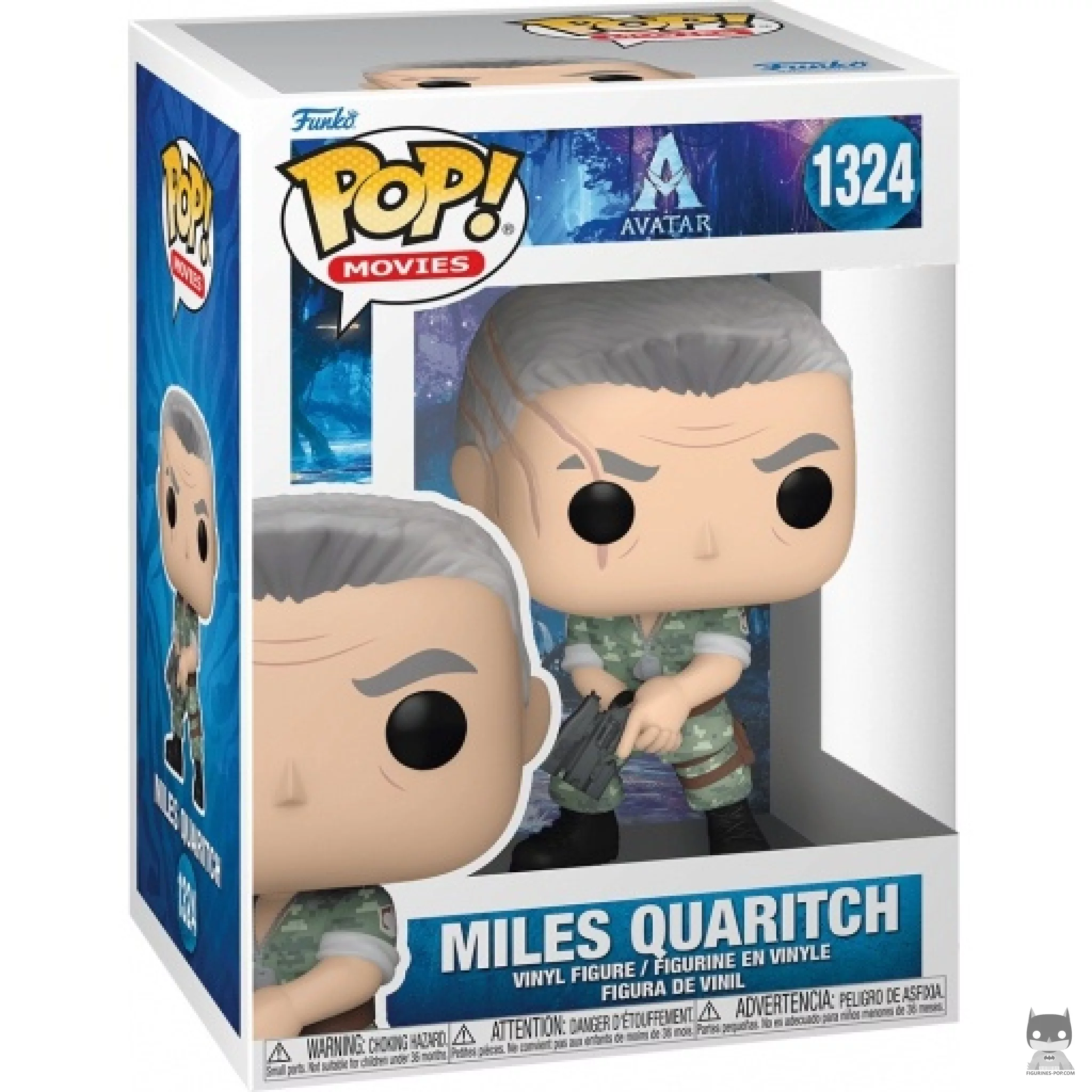 Figurine Funko POP Miles Quaritch avec boîte