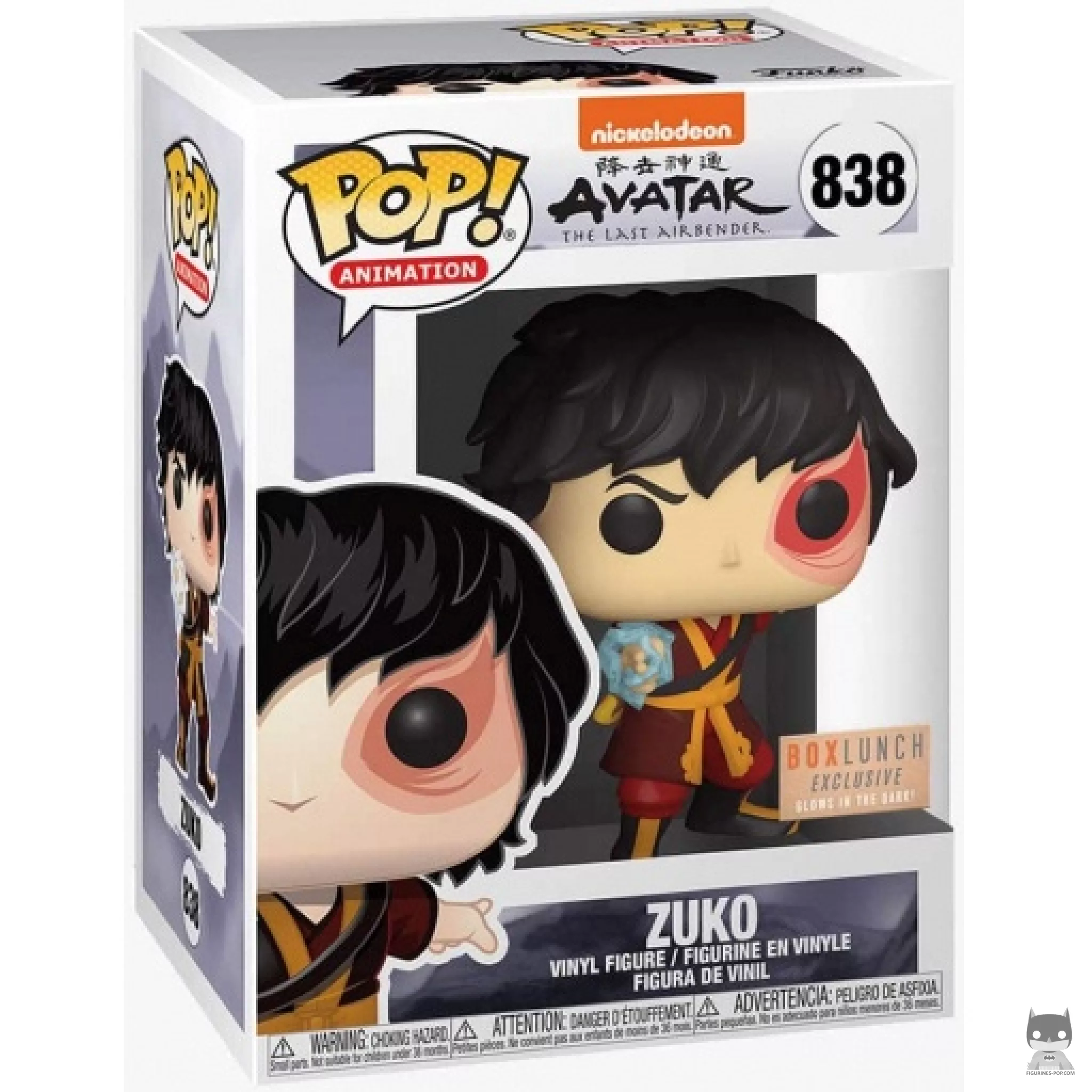 Figurine Funko POP Zuko avec boîte