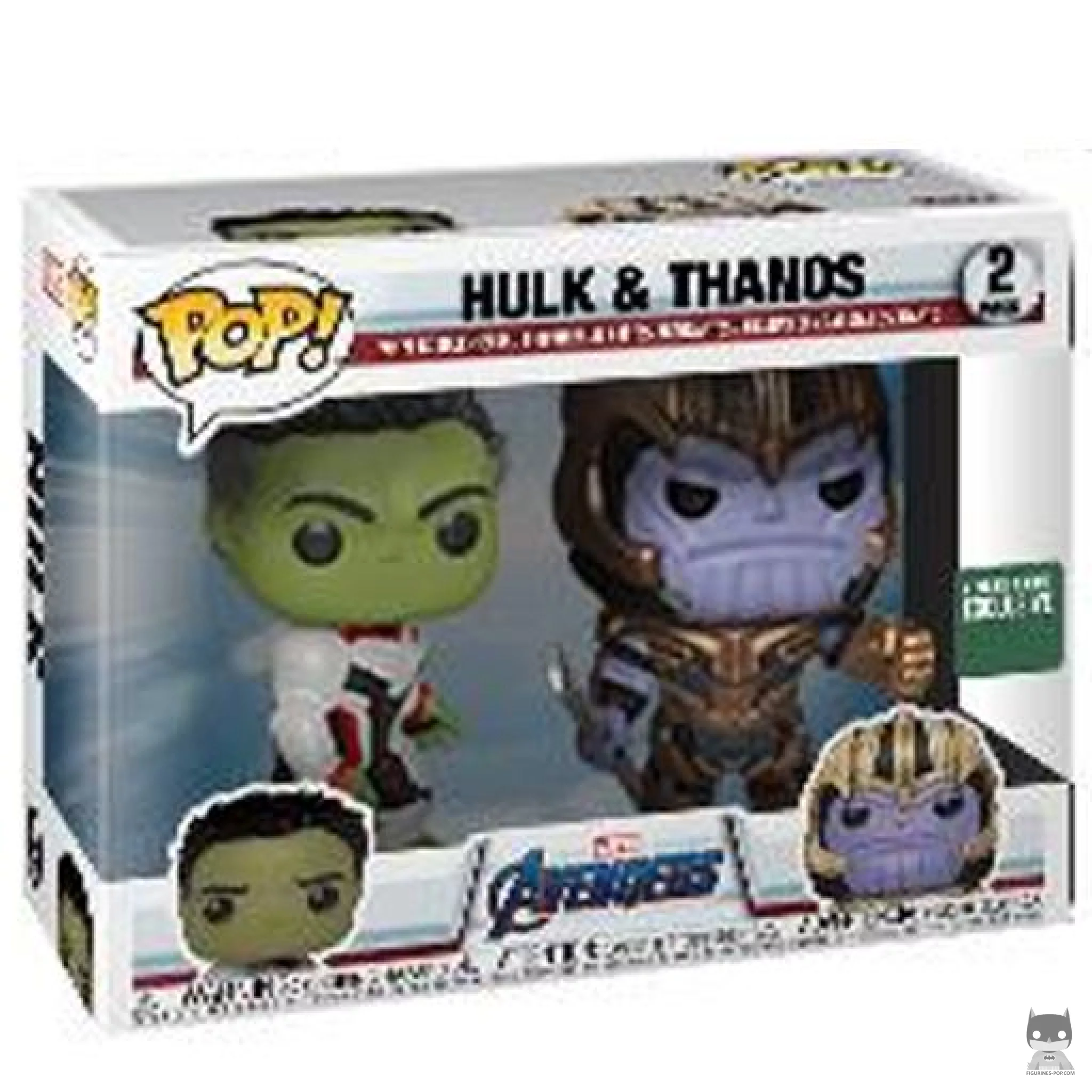 Figurine Funko POP Hulk & Thanos avec boîte