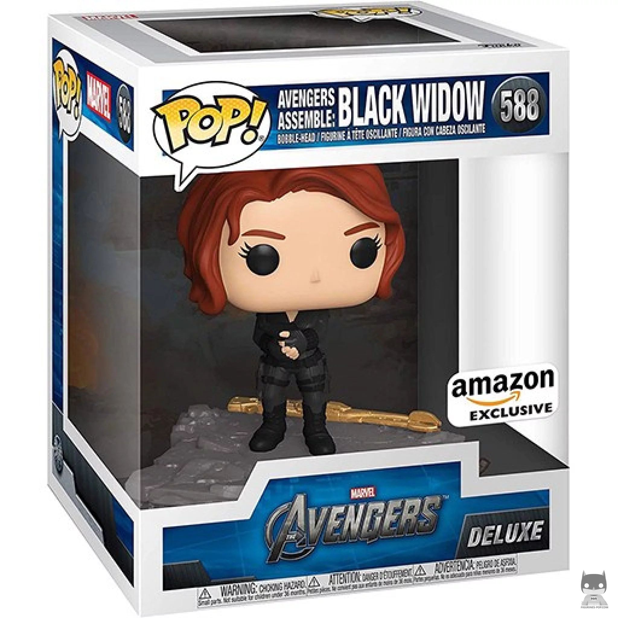 Figurine Funko POP Avengers Assemble : Black Widow avec boîte