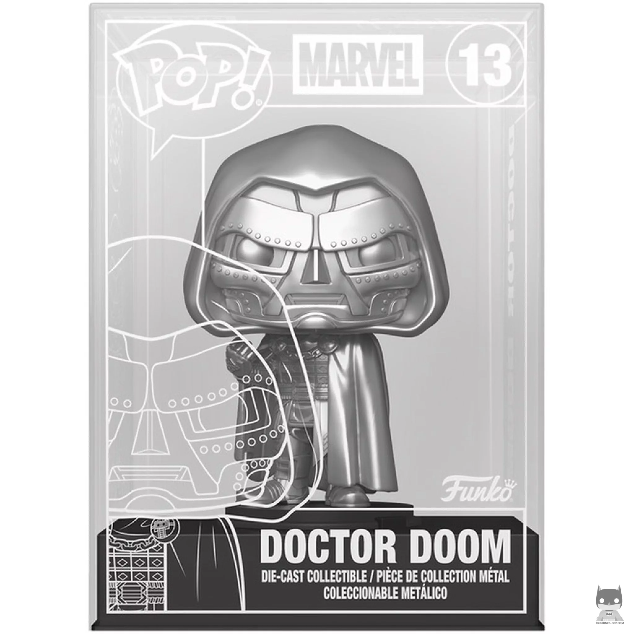 Figurine Funko POP Doctor Doom (Chase) avec boîte