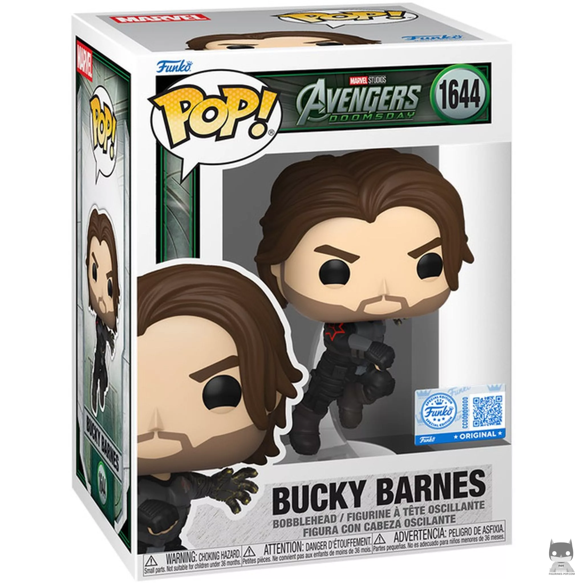 Figurine Funko POP Bucky Barnes avec boîte