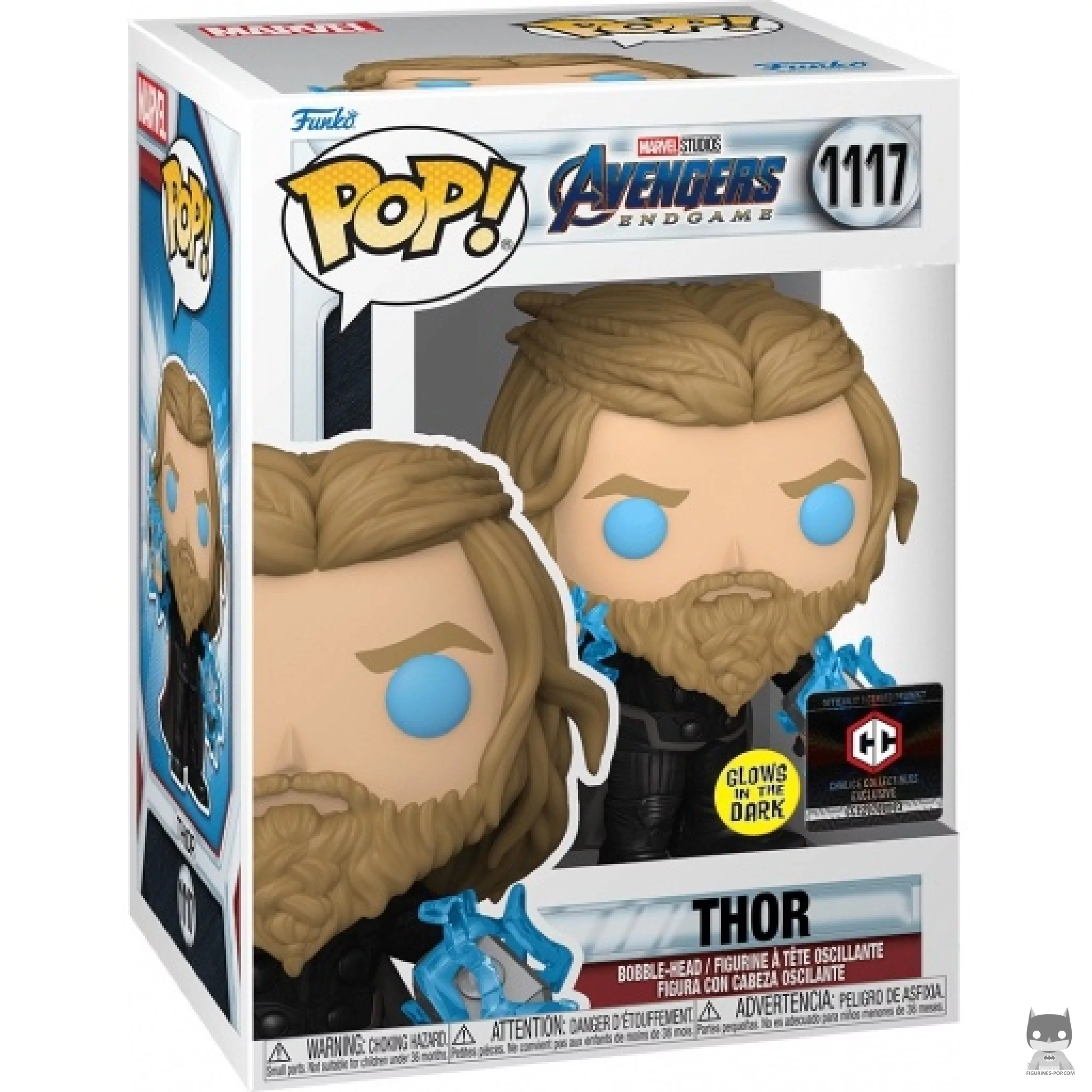 Figurine Funko POP Thor (Glow in the Dark) avec boîte