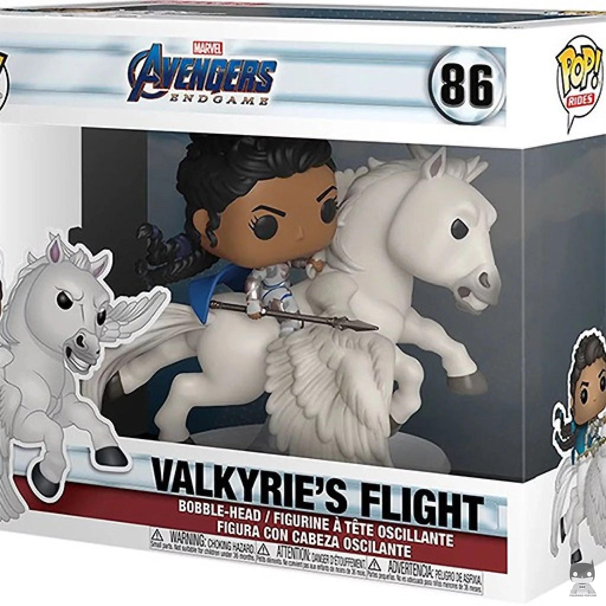 Figurine Funko POP Valkyrie à cheval avec boîte