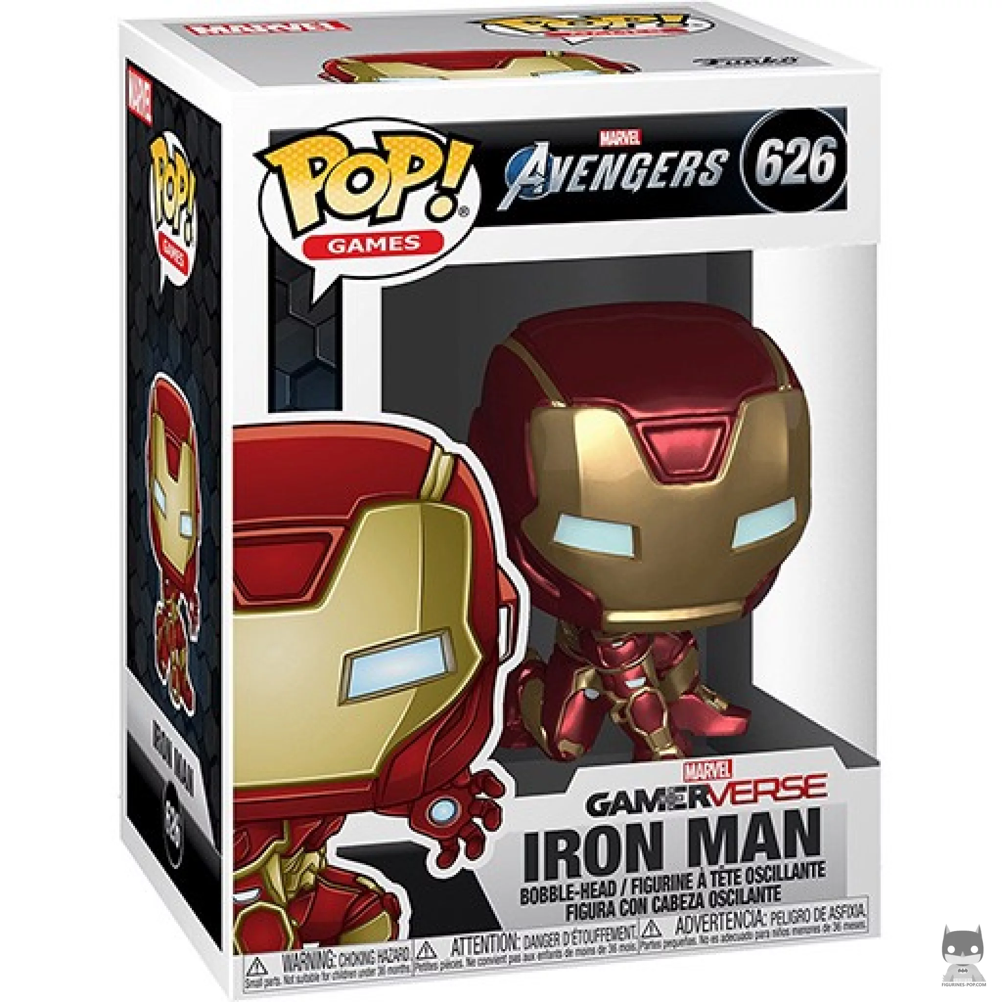 Figurine Funko POP Iron Man avec boîte