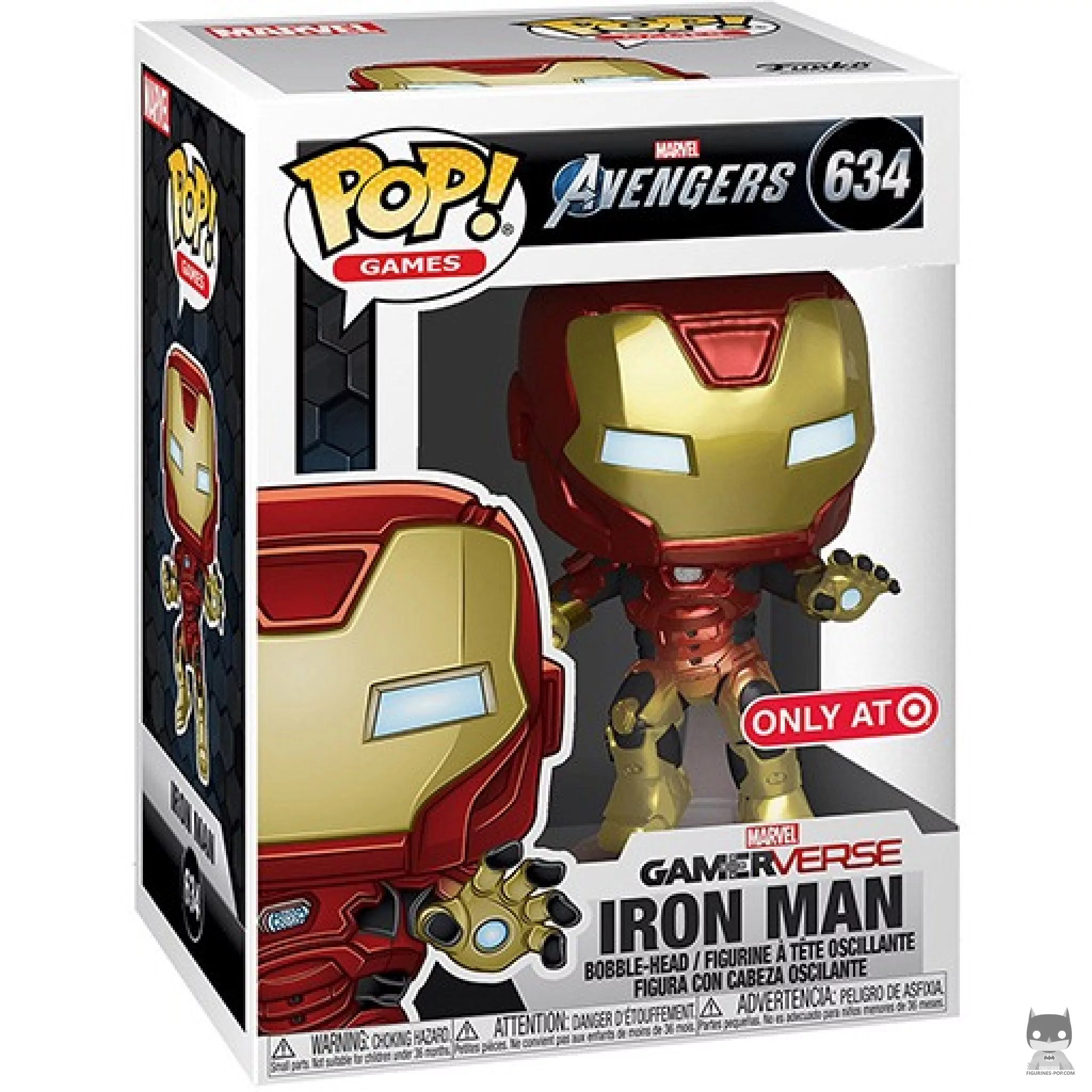Figurine Funko POP Iron Man avec boîte
