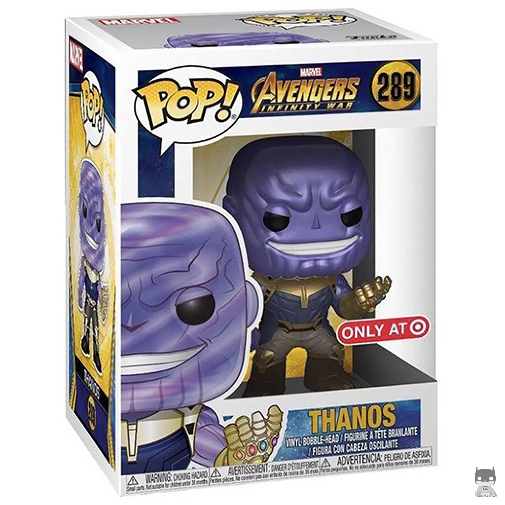 Figurine Funko POP Thanos (Violet & Metallic) avec boîte