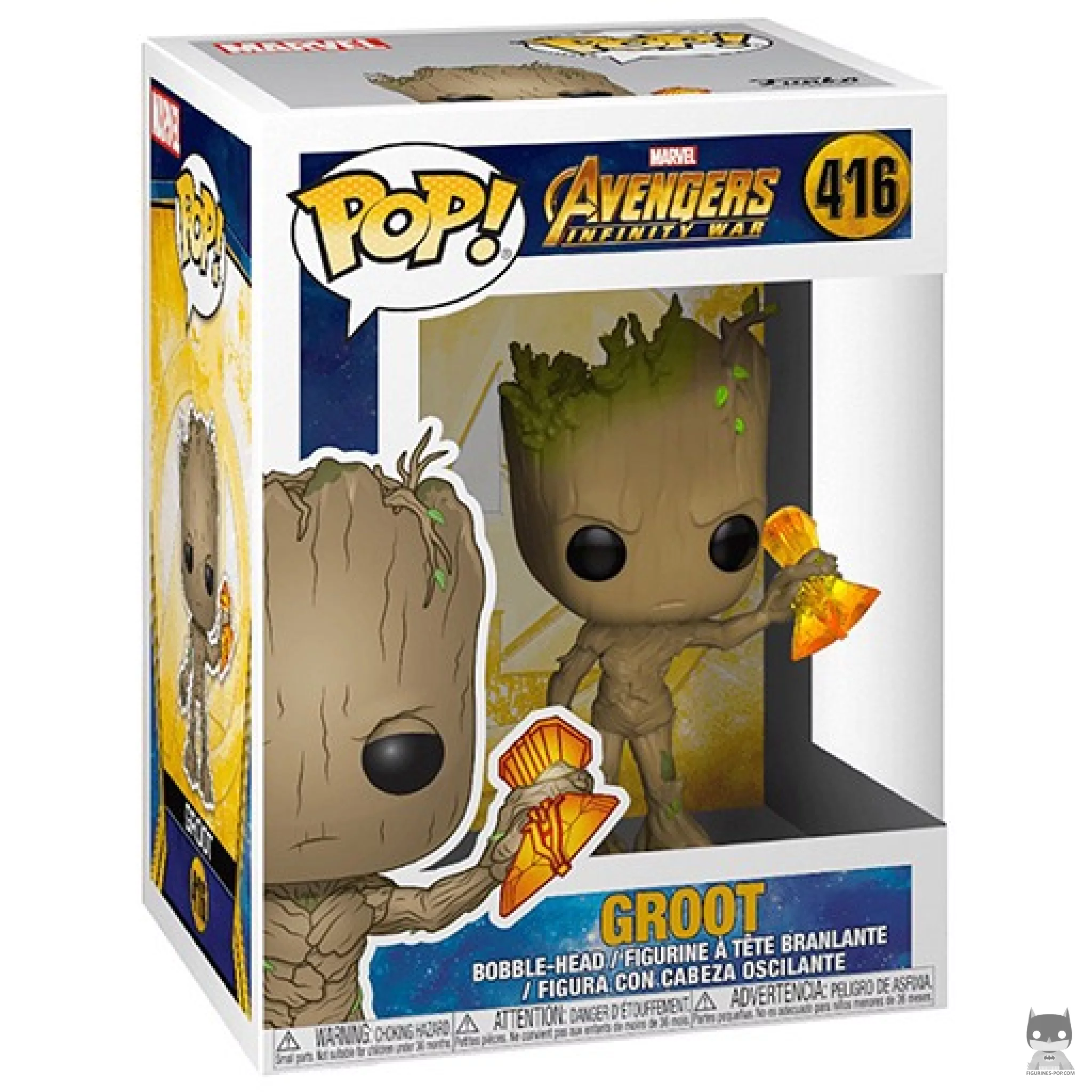 Figurine Funko POP Groot (avec Stormbreaker) avec boîte