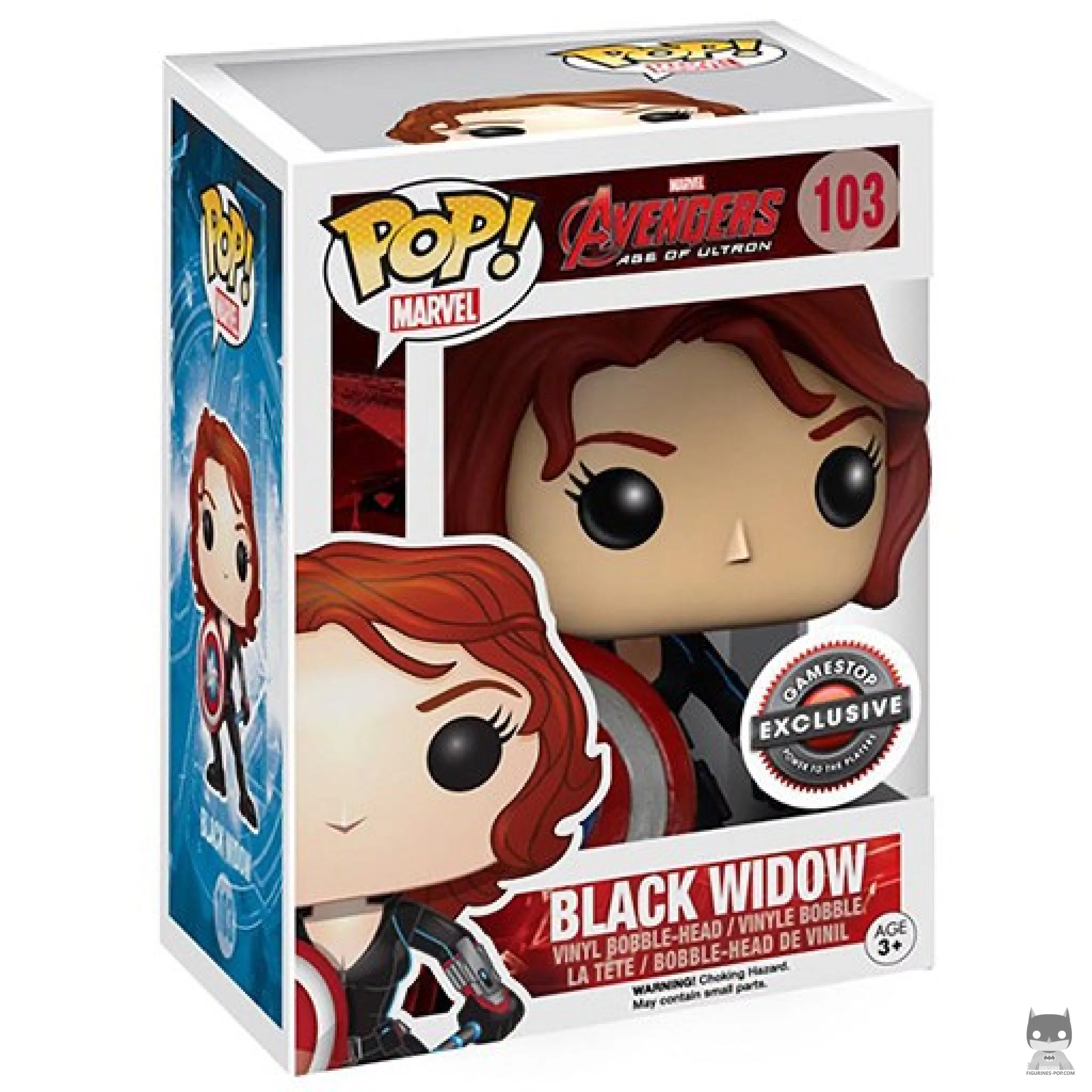 Figurine Funko POP Black Widow (avec Bouclier) avec boîte