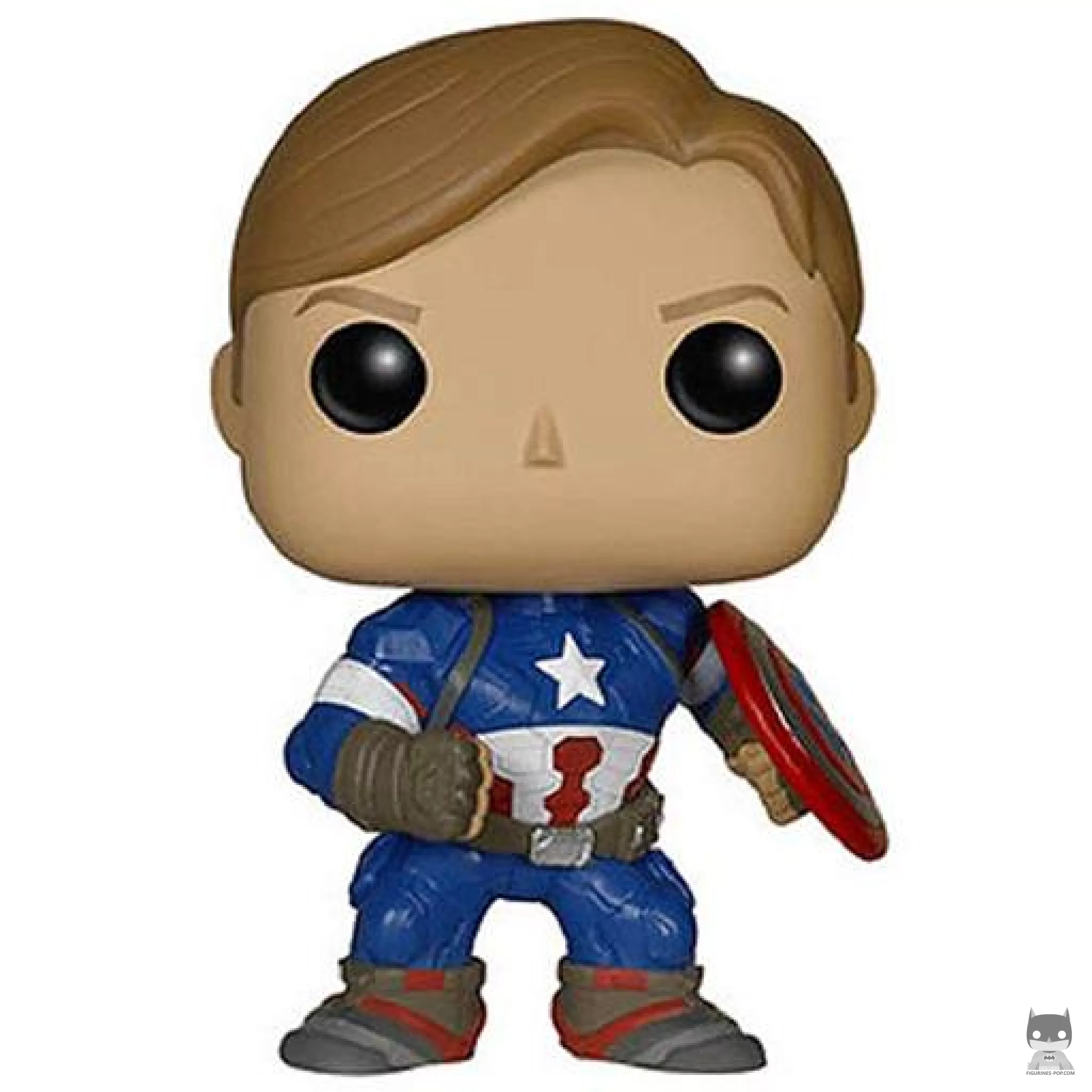Figurine Funko POP Captain America (Sans Masque) (Avengers : L'Ère d'Ultron)