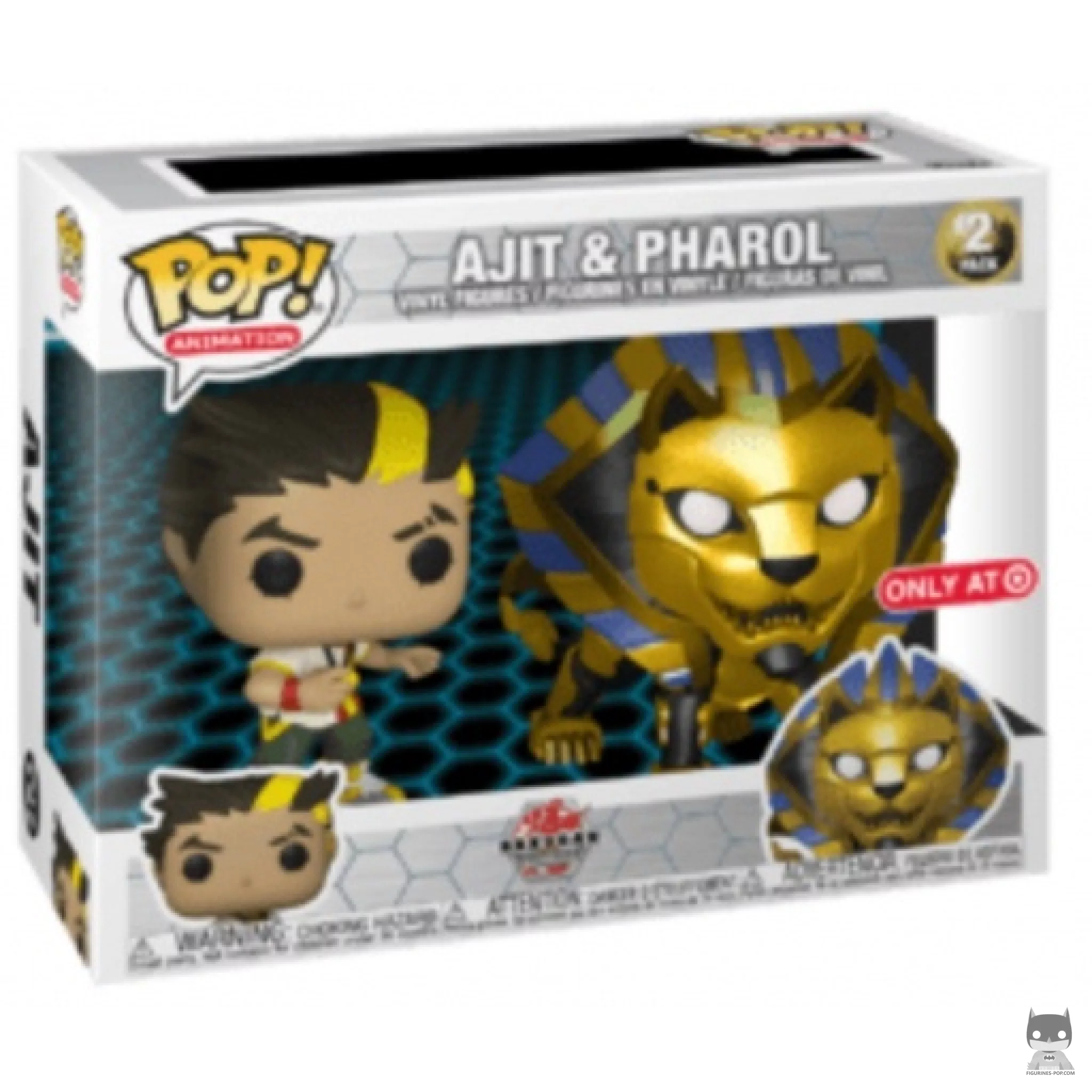Figurine Funko POP Ajit & Pharol (Metallic) avec boîte
