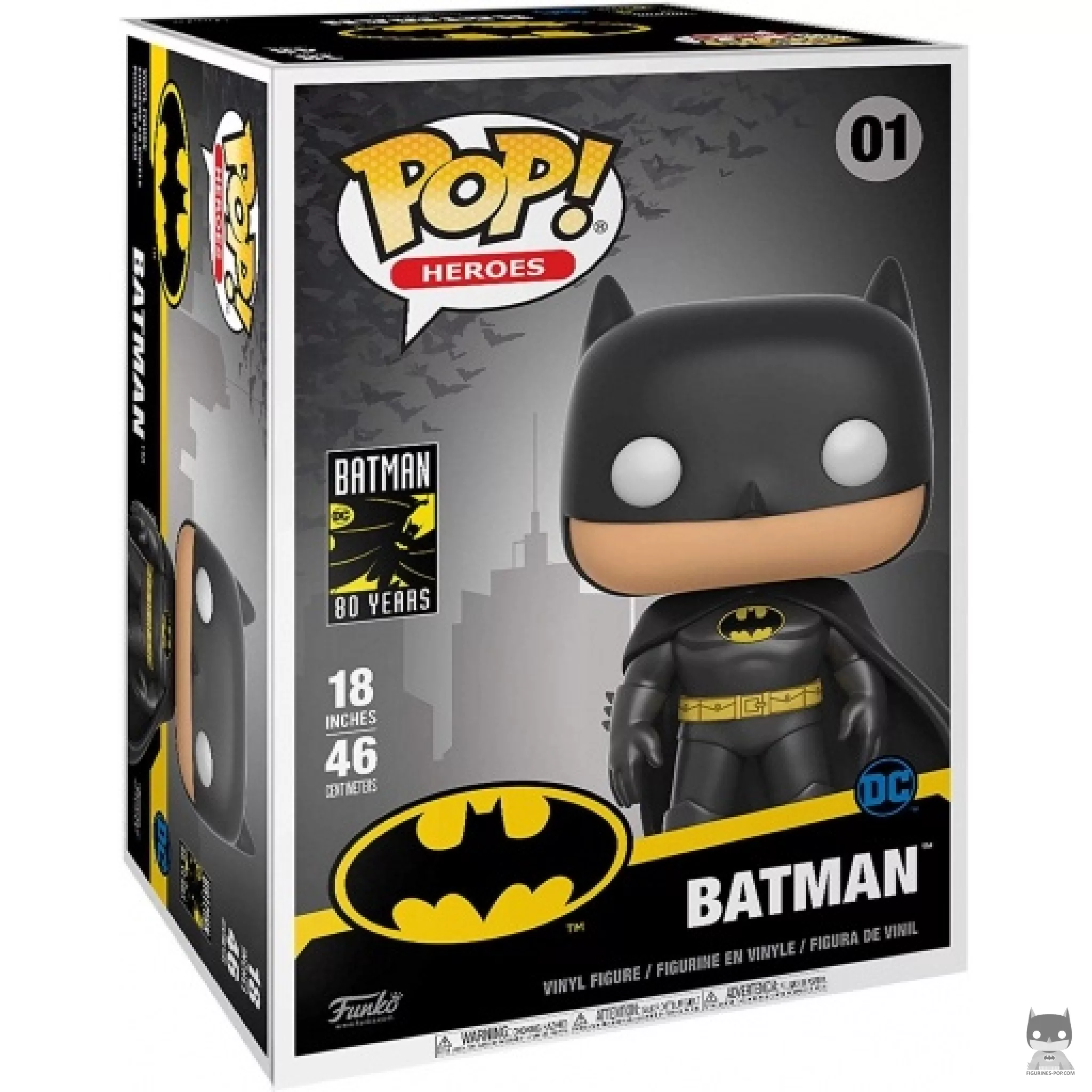 Figurine Funko POP Batman (Supersized 18'') avec boîte