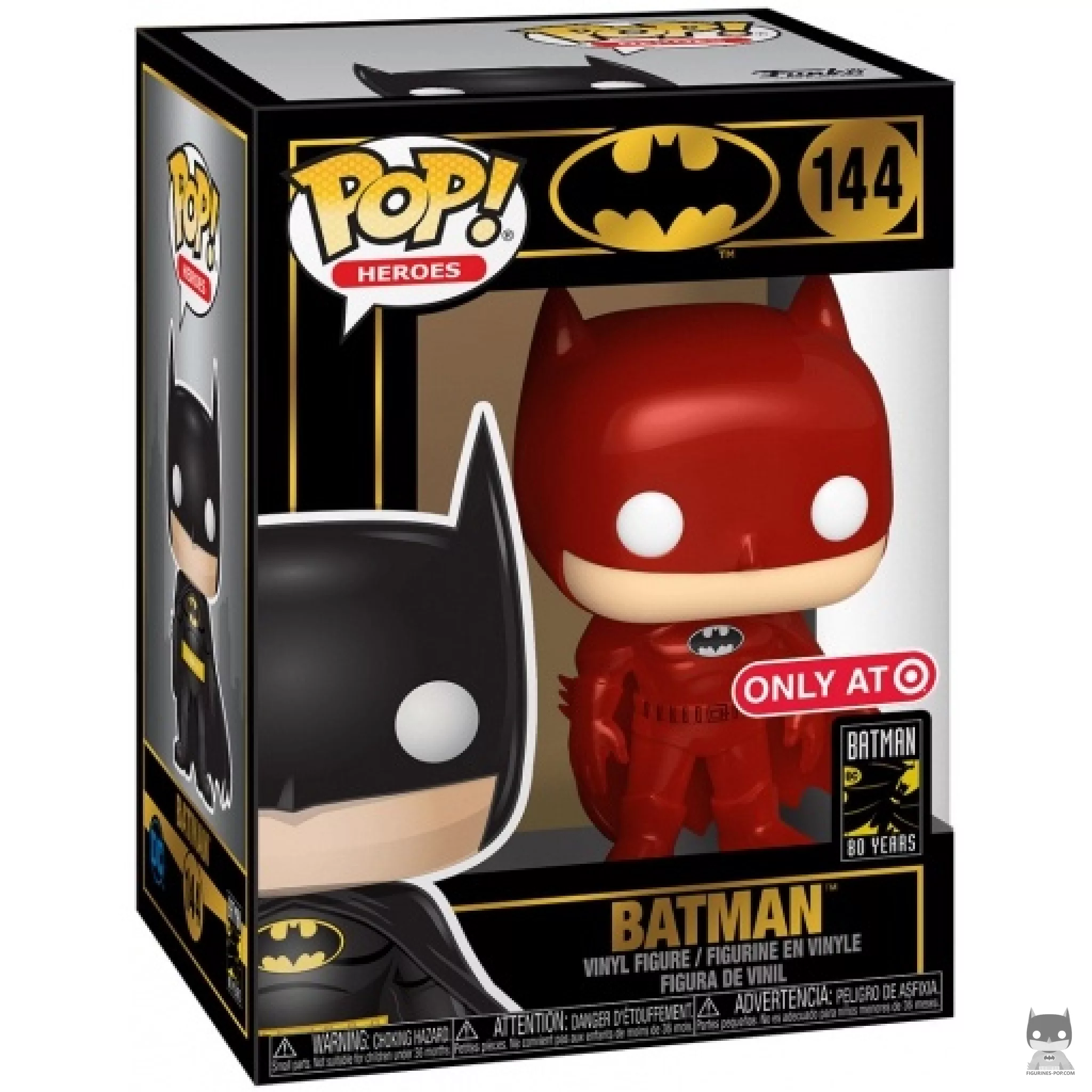 Figurine Funko POP Batman (Rouge) avec boîte