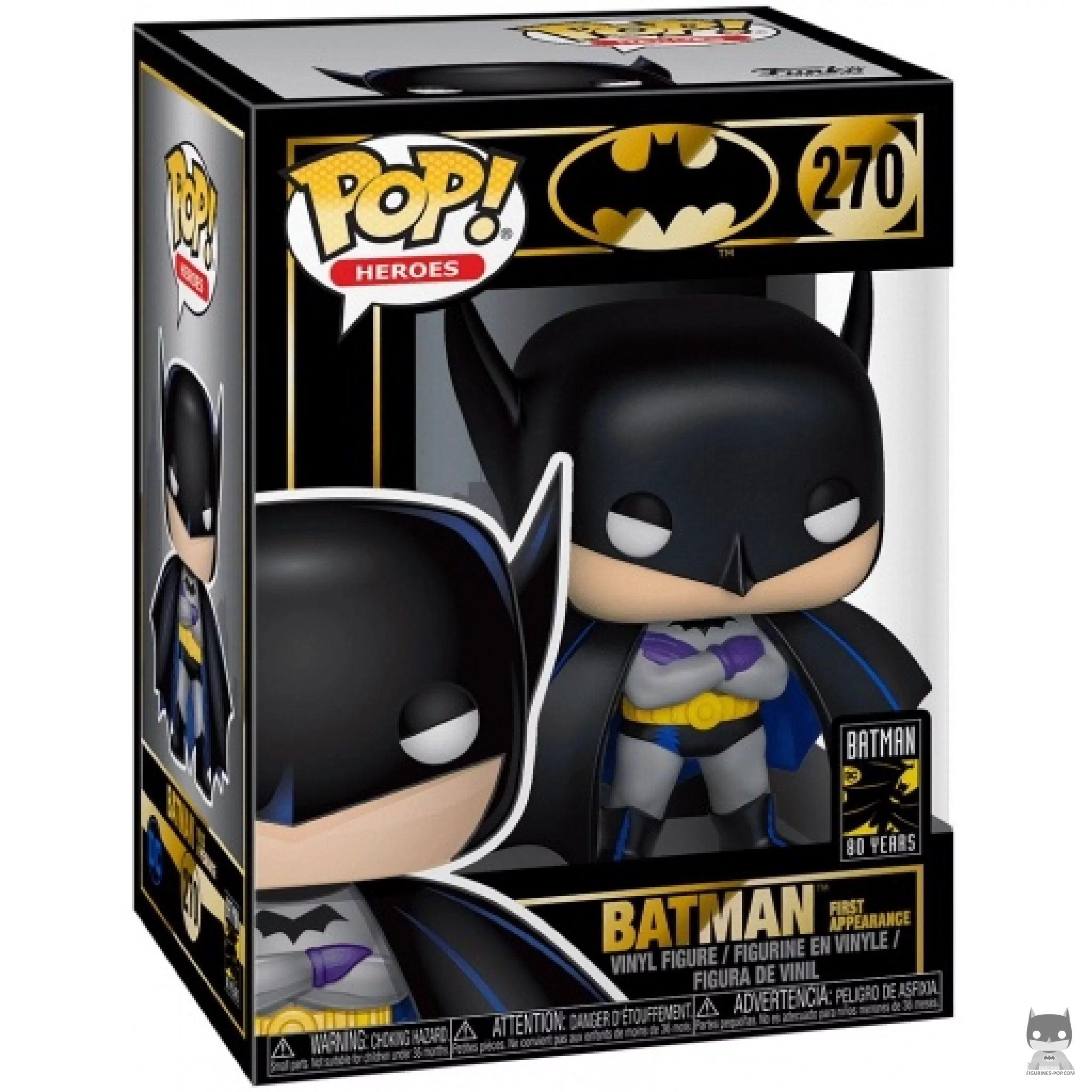 Figurine Funko POP Batman Première Apparence avec boîte
