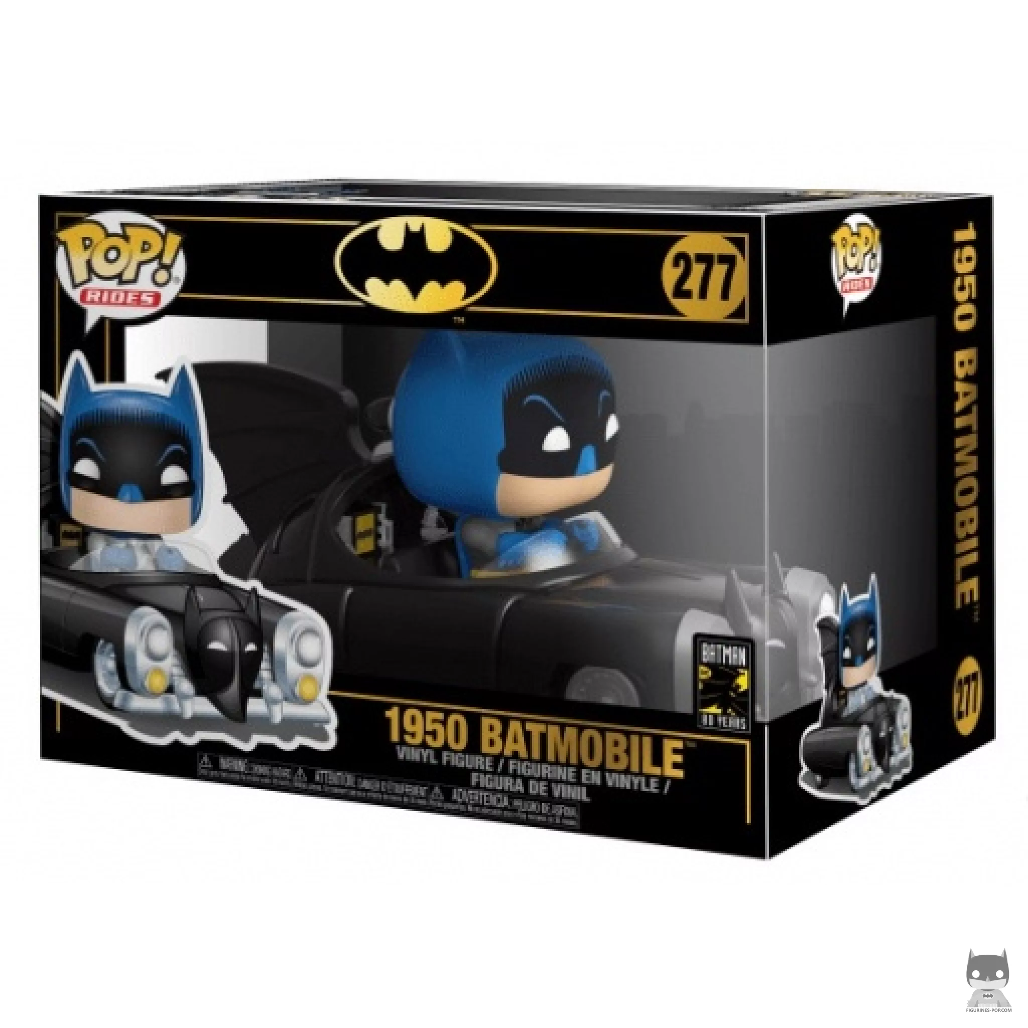 Figurine Funko POP Batmobile 1950 (Metallic) avec boîte