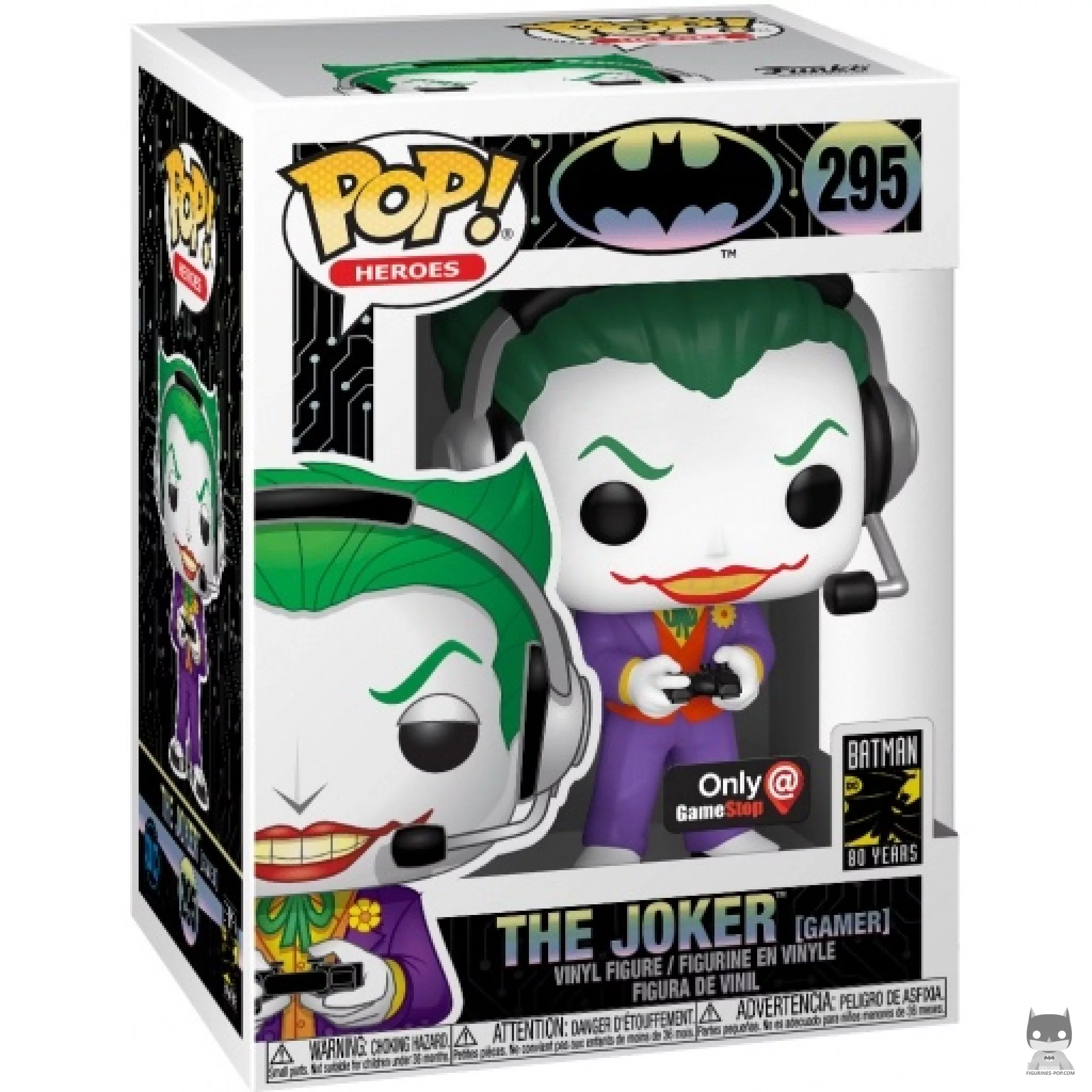 Figurine Funko POP Joker Gamer avec boîte