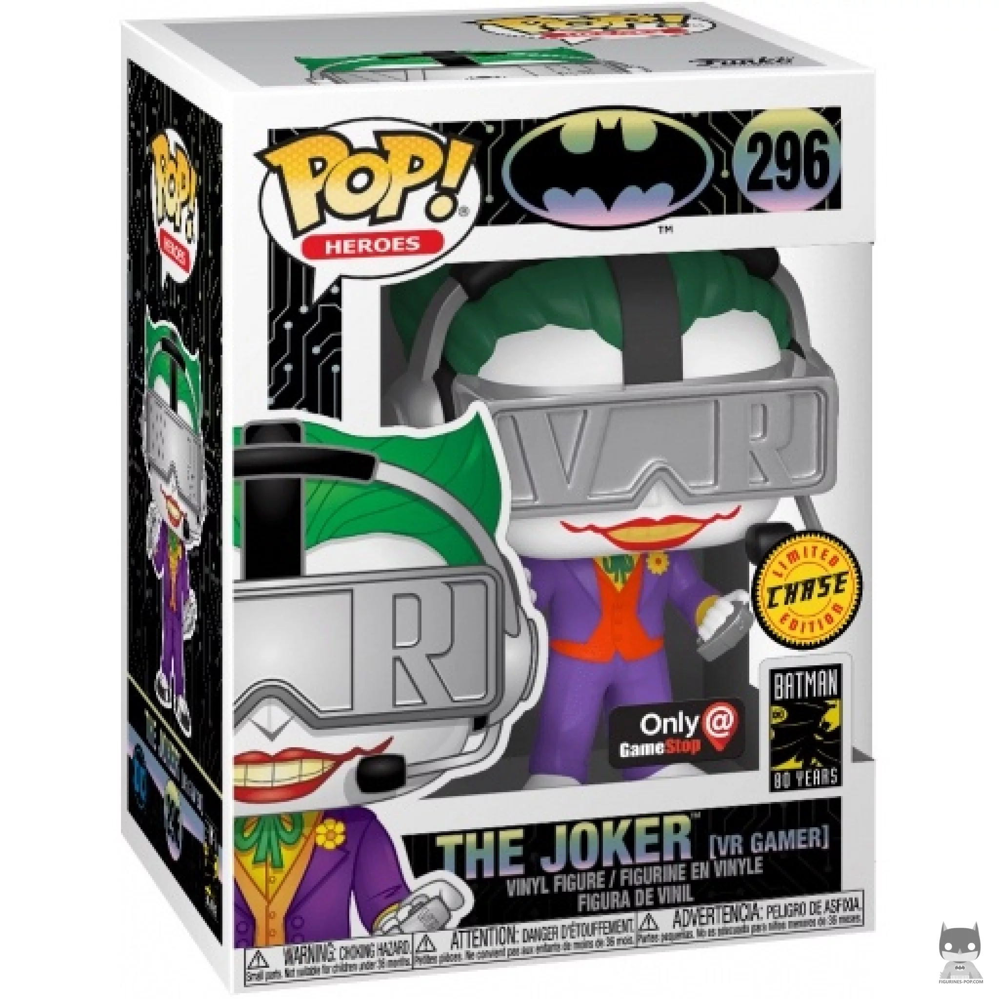 Figurine Funko POP Joker Gamer (Chase) avec boîte
