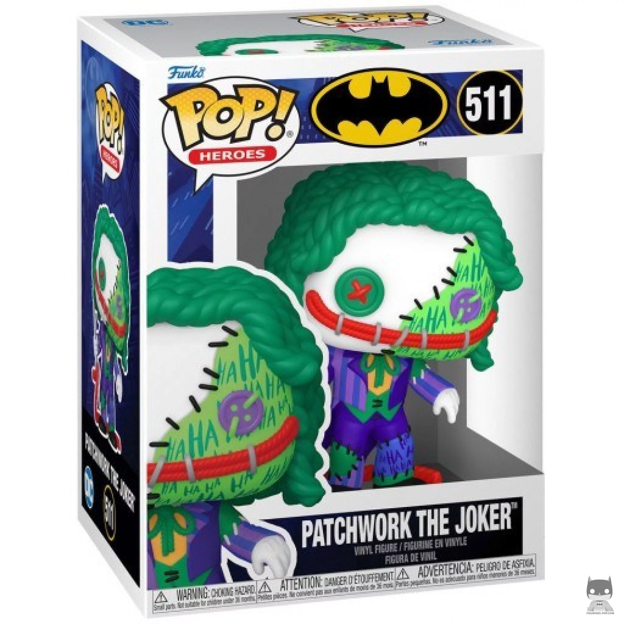 Figurine Funko POP Le Joker (Patchwork) avec boîte