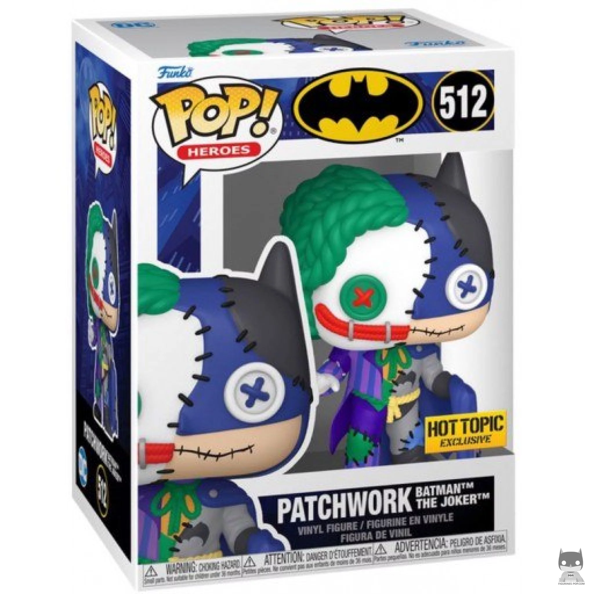 Figurine Funko POP Le Joker / Batman (Patchwork) avec boîte