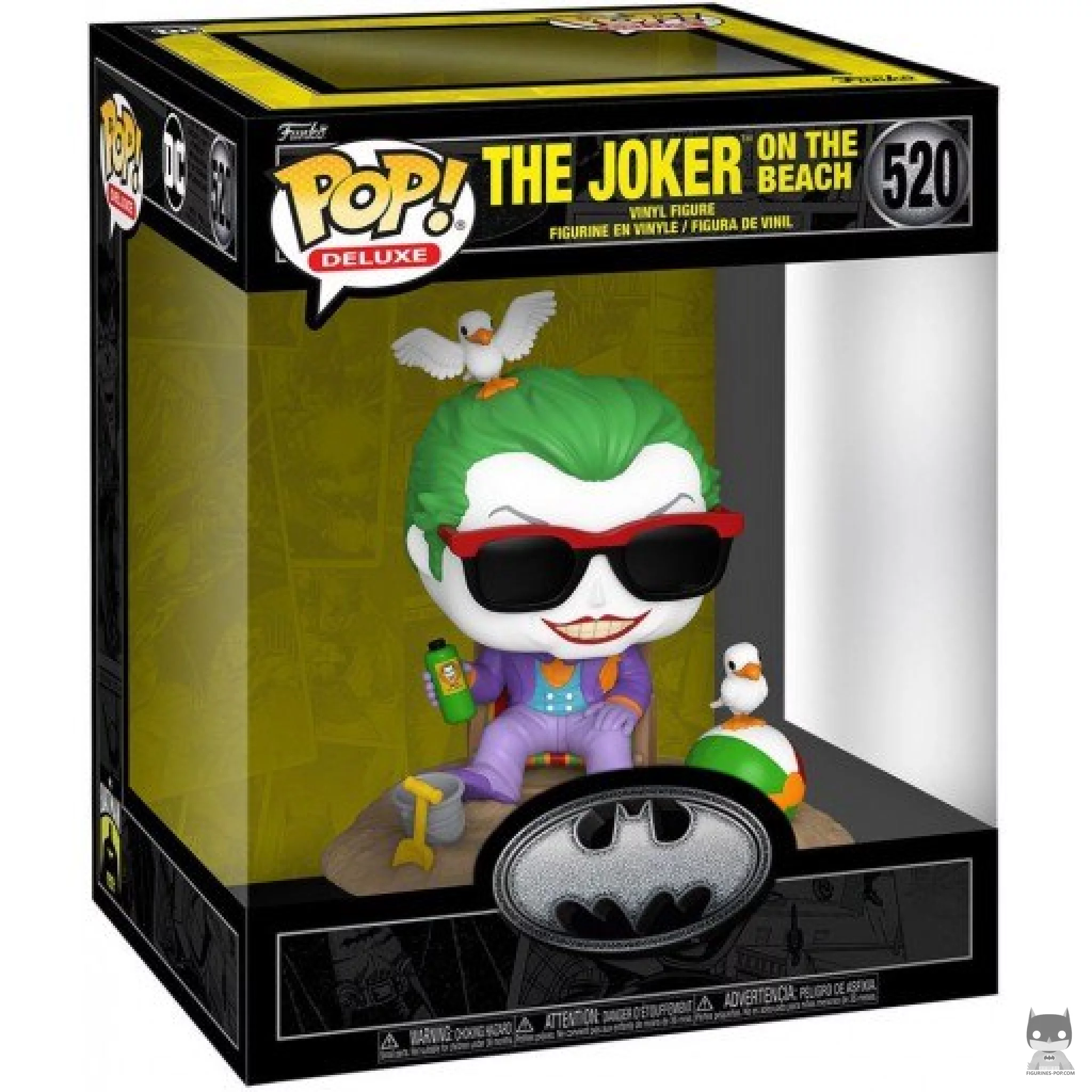 Figurine Funko POP Joker sur la plage avec boîte