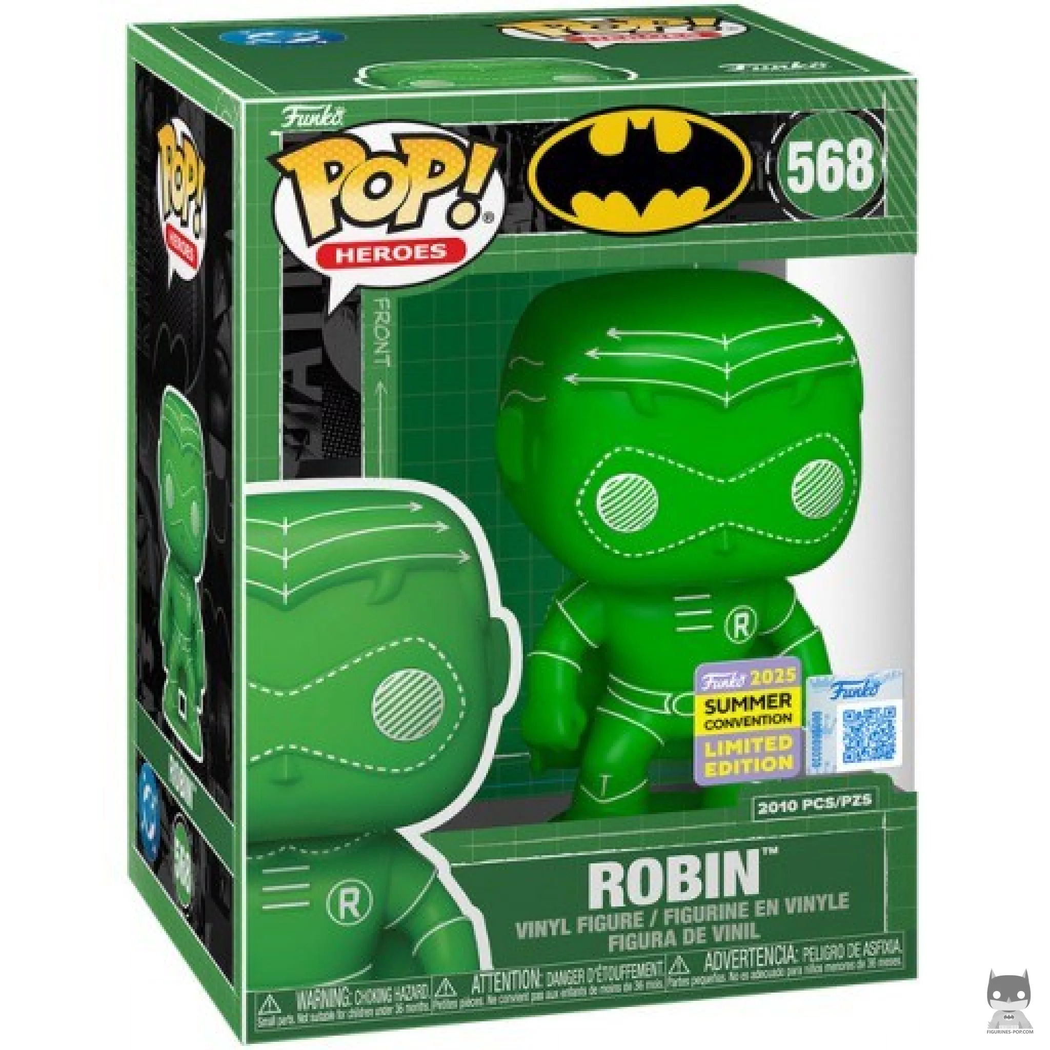 Figurine Funko POP Robin (Vert) avec boîte