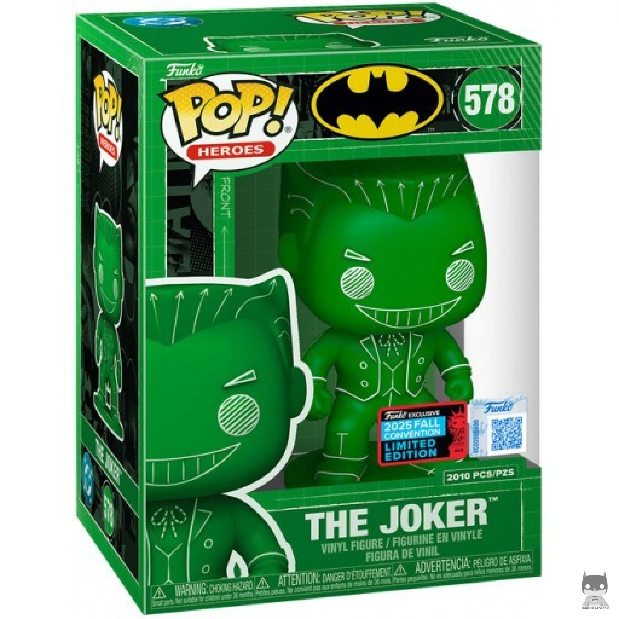 Figurine Funko POP Le Joker (Vert) avec boîte